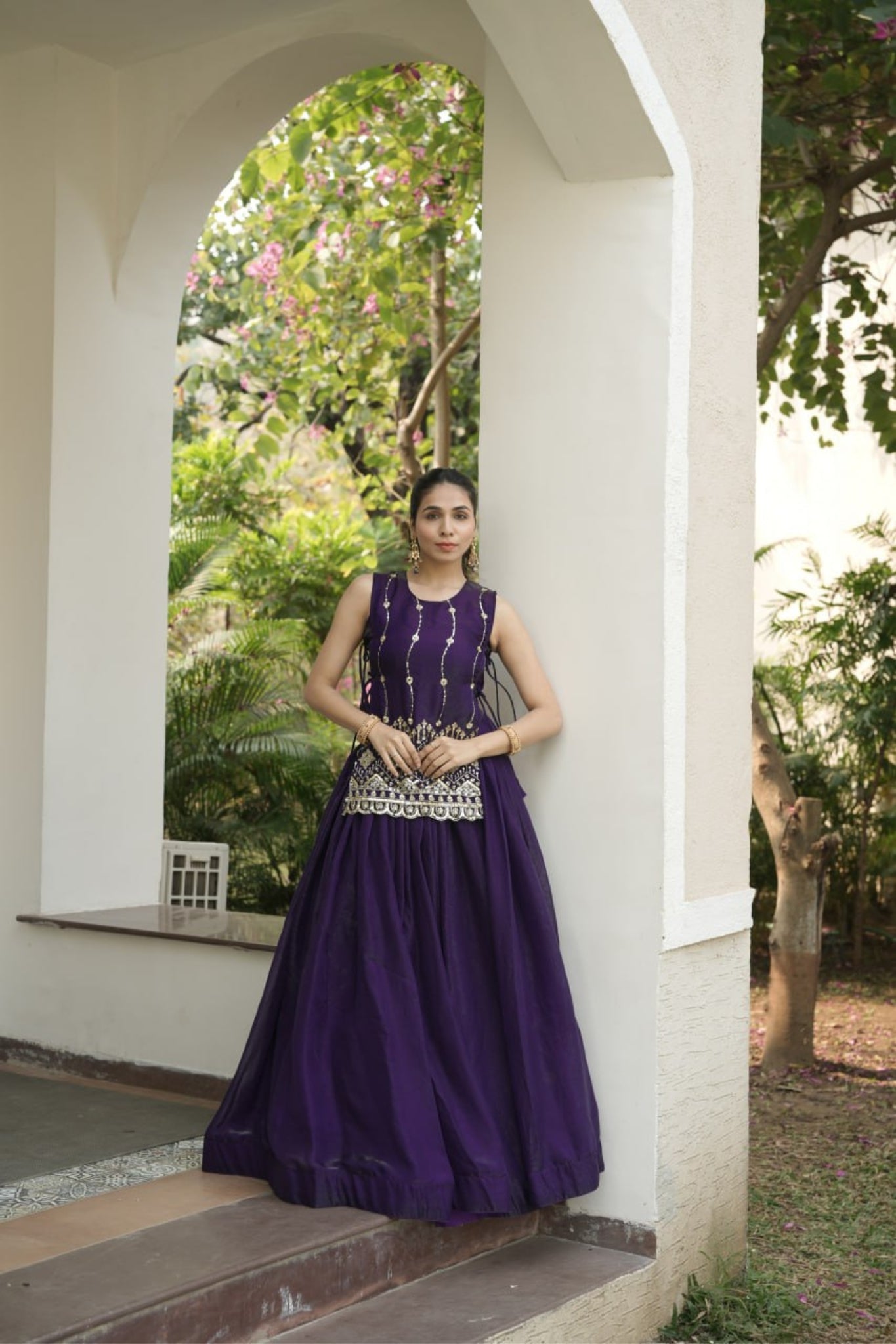 Luxury Fancy Koti Style Lehenga Choli With Heavy Beads Embroidery For Wedding And Festive Wear