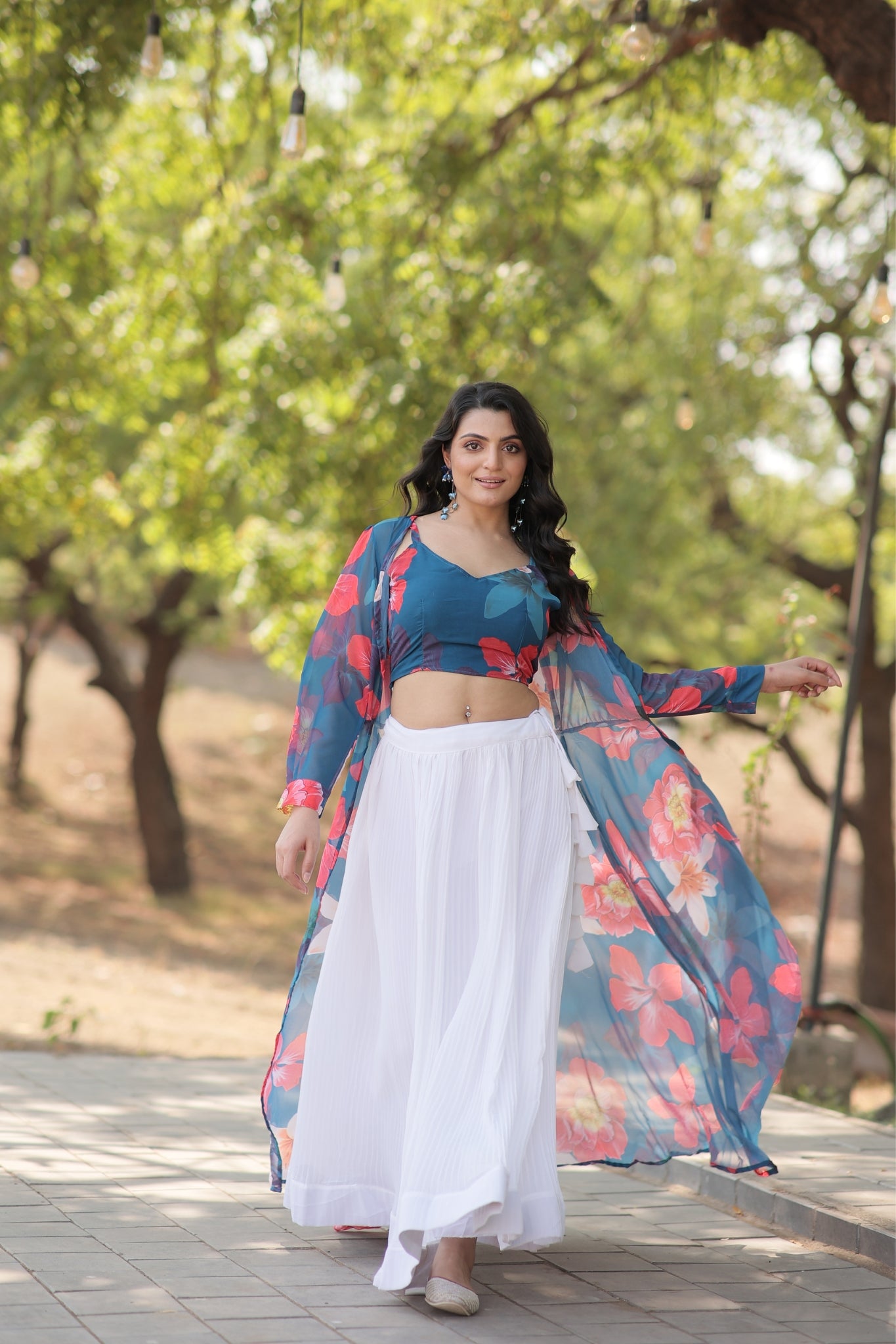 Beautiful Georgette Printed Lehenga Choli