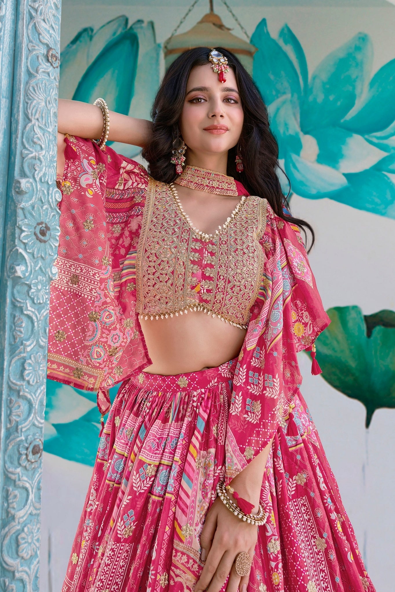 Ethereal Elegance Designer Wedding Lehenga Choli Set