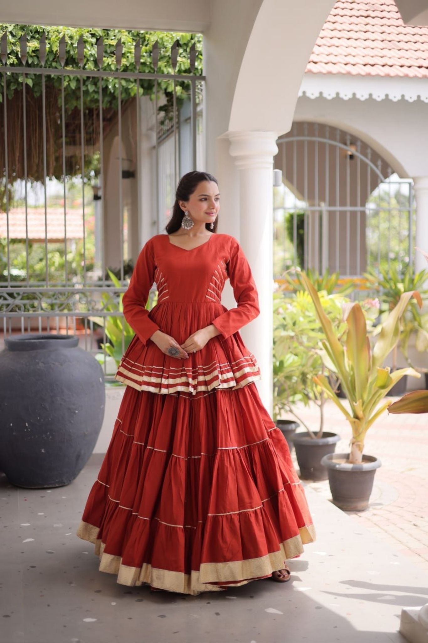 Raasrang Traditional Navratri Special Beautiful Cotton Lehenga Choli
