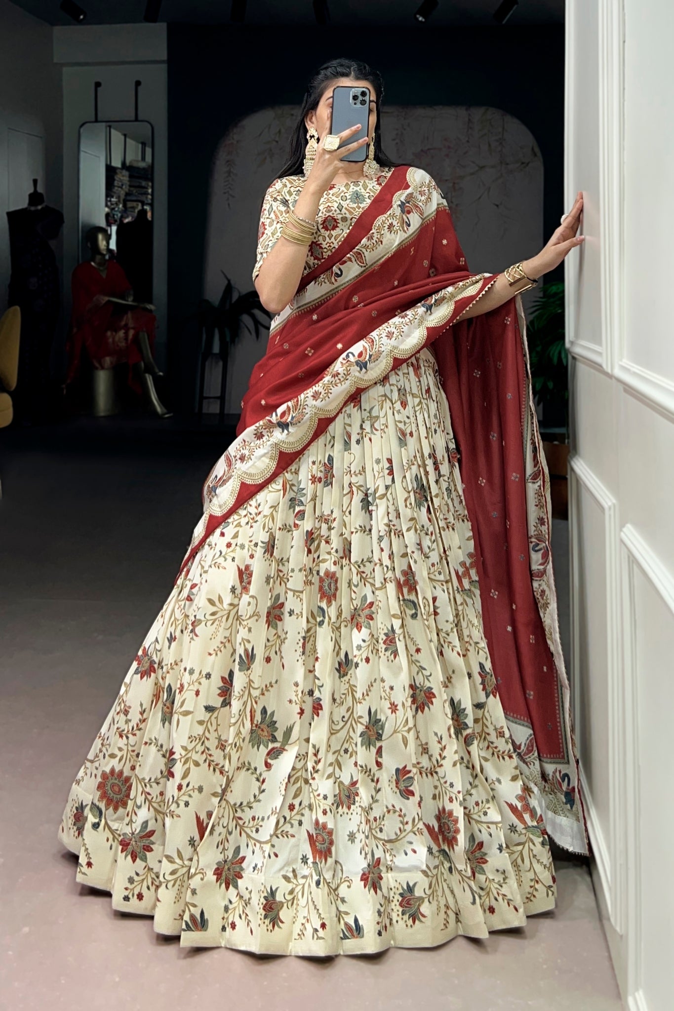 Premium Tasar Silk Lehenga Choli For Women