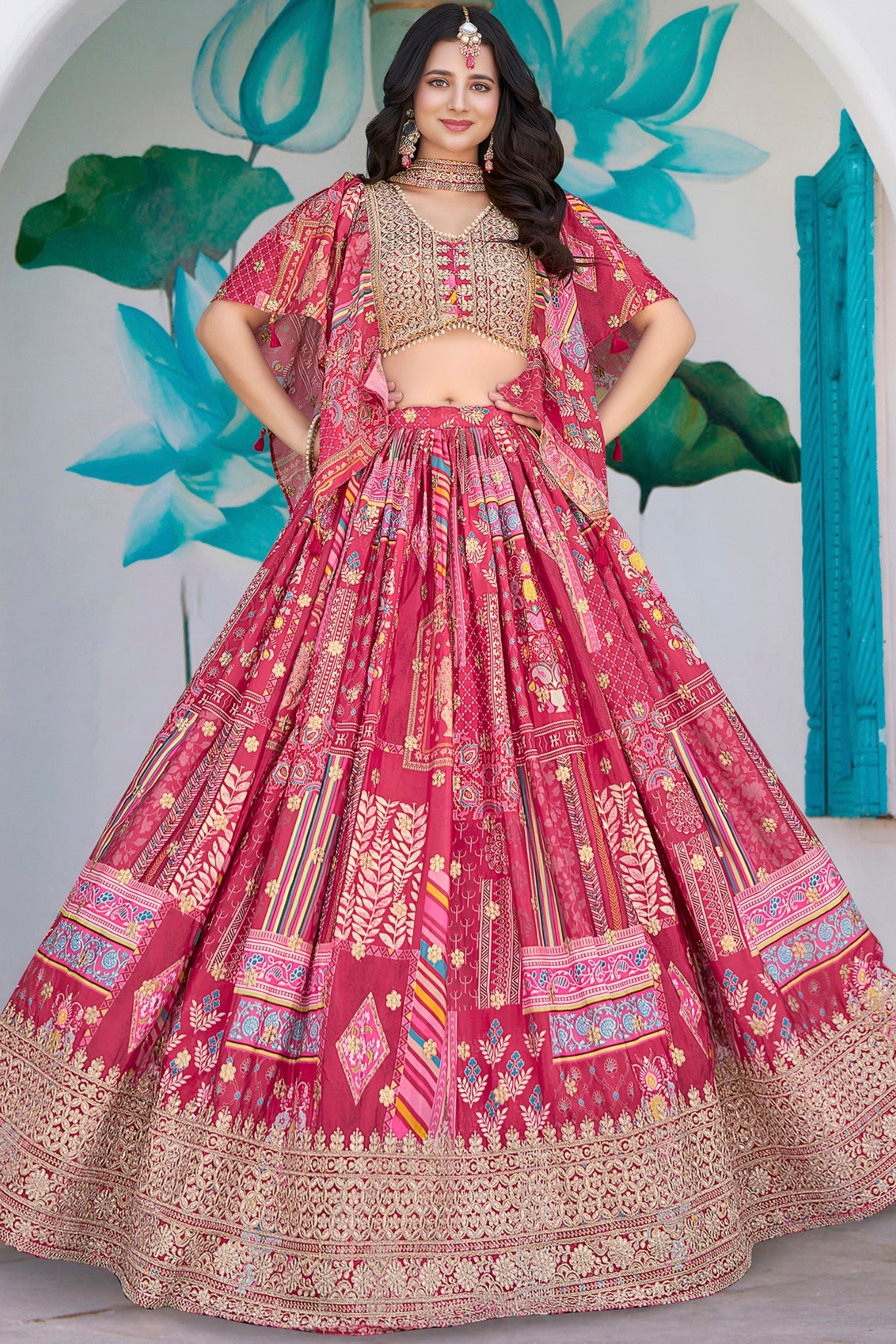 Ethereal Elegance Designer Wedding Lehenga Choli Set