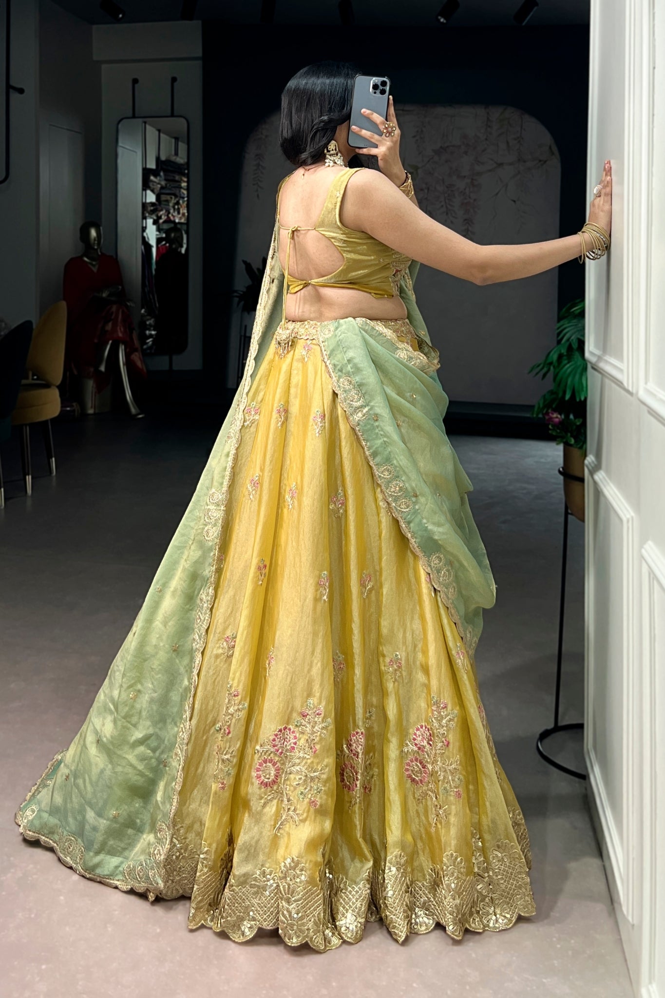 Premium Pastel Embroidered Lehenga Choli With Dupatta For Women