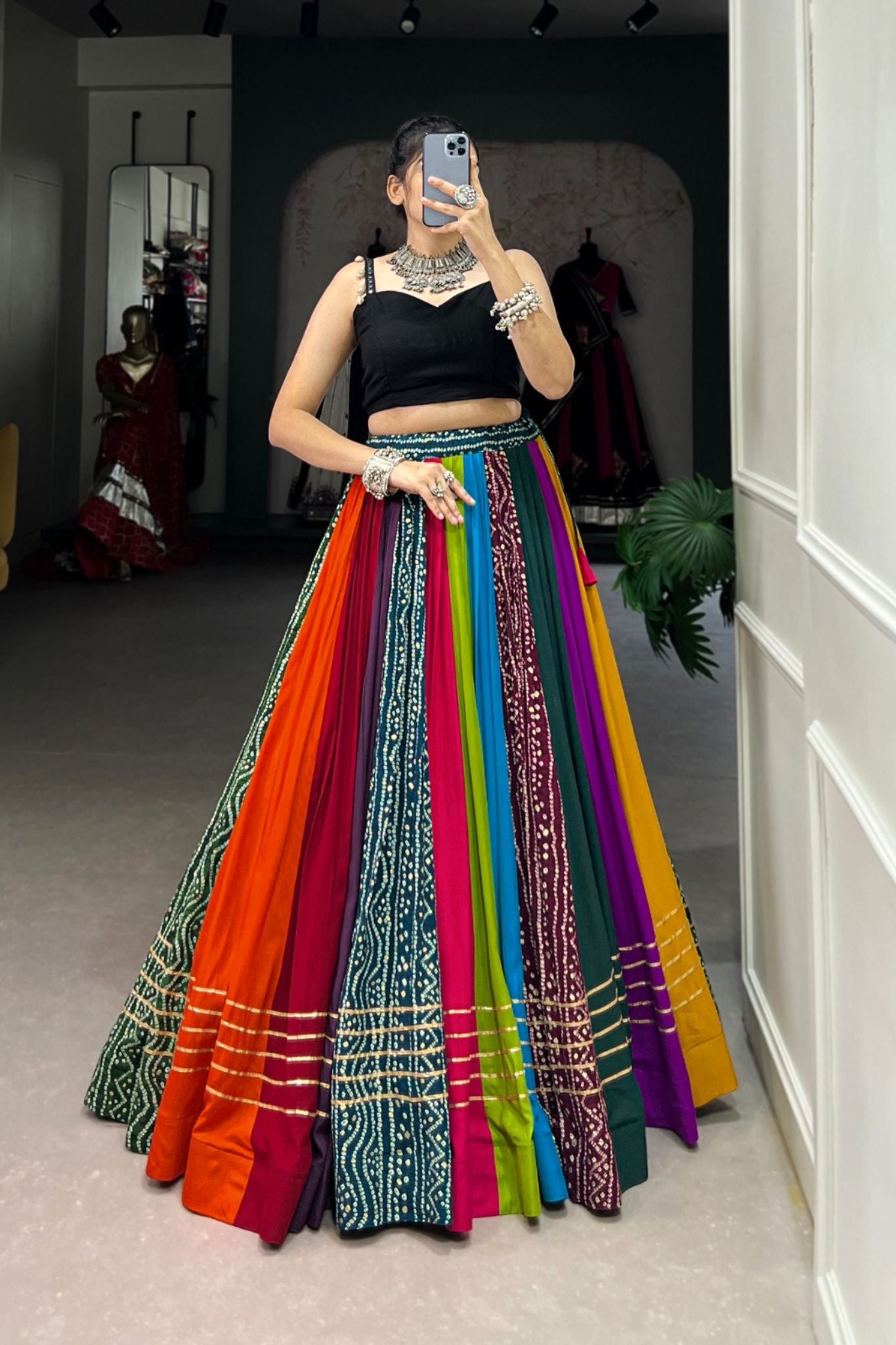 Fancy Multi Color Navratri Lehenga Choli