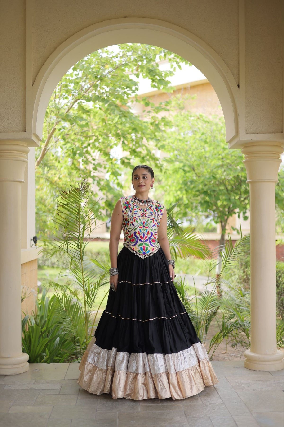 Raasrang Navratri Special Designer Rayon Lehenga Choli