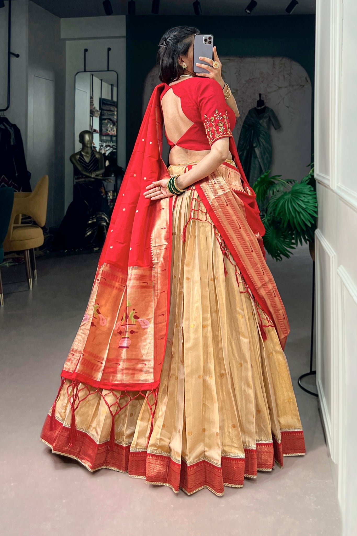 Premium Paithani Lehenga Choli With Elegant Dupatta