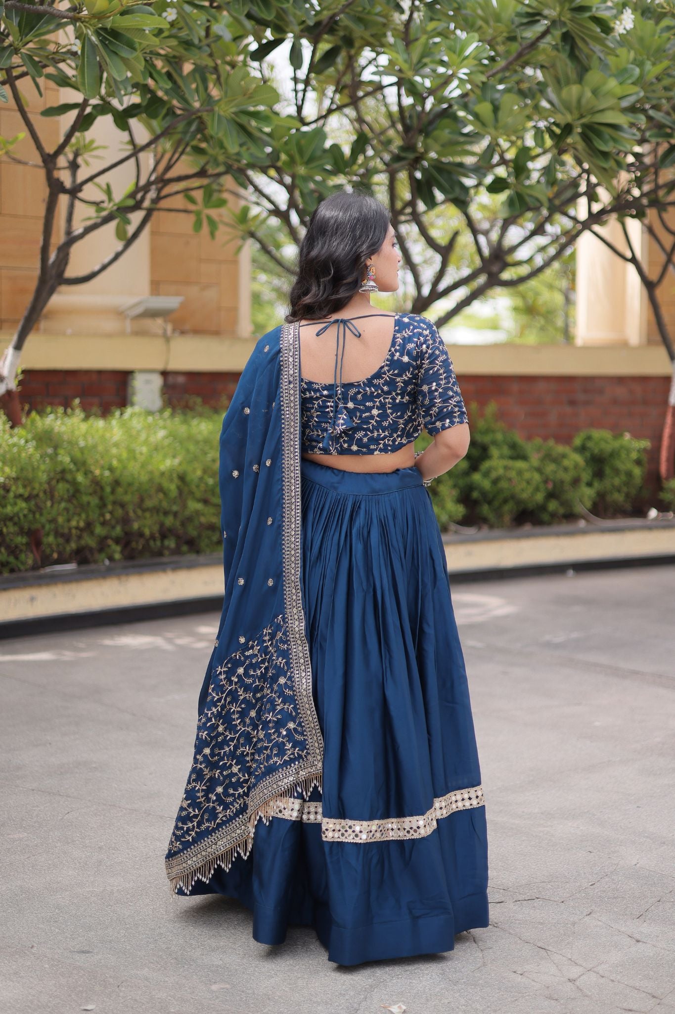 Designer Wedding And  Festive Glory Satin Premium Lehenga Choli