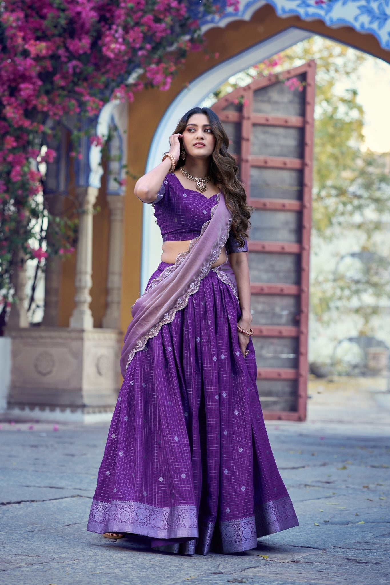 Onam Special Designer Lehenga Choli With Elegant Dupatta