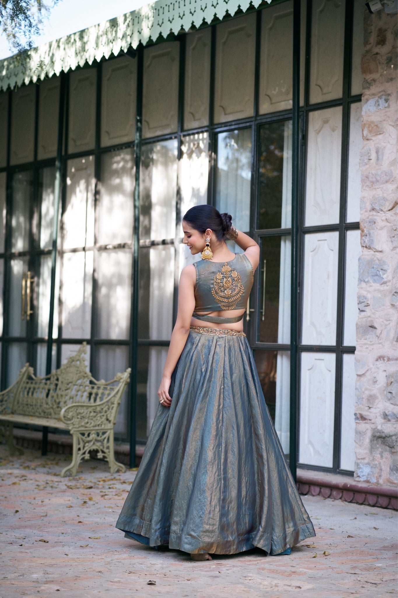 Stunning Wedding Designer Sequins Tread Embroidered Work Festive Lehenga Choli