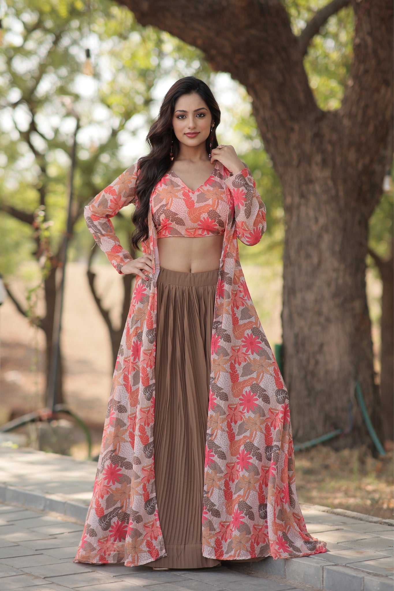 Beautiful Georgette Printed Lehenga Choli