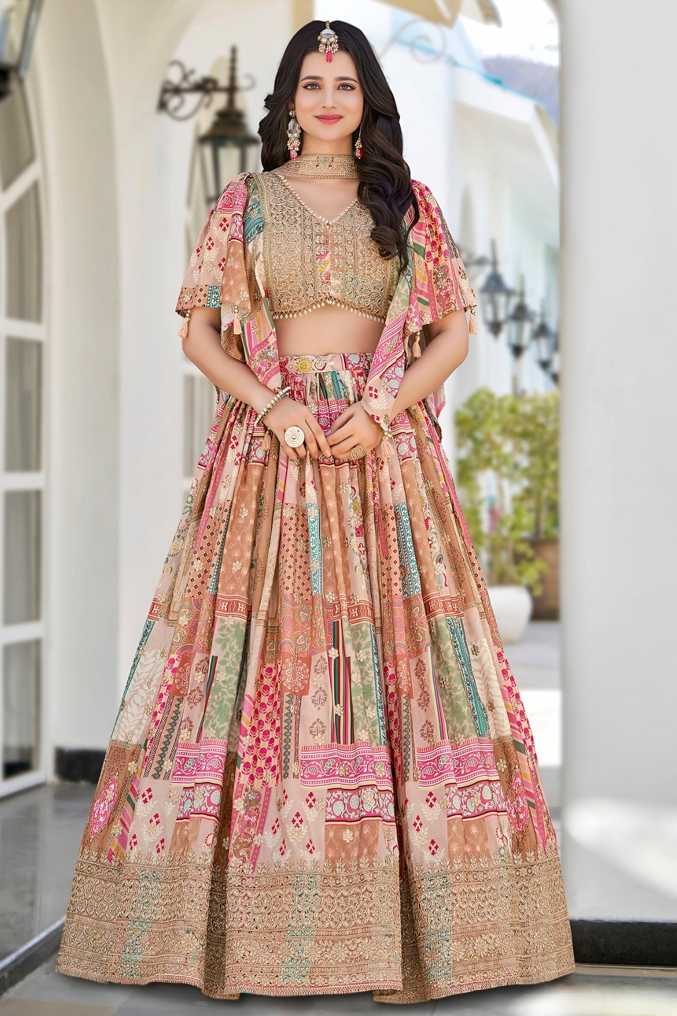 Ethereal Elegance Designer Wedding Lehenga Choli Set