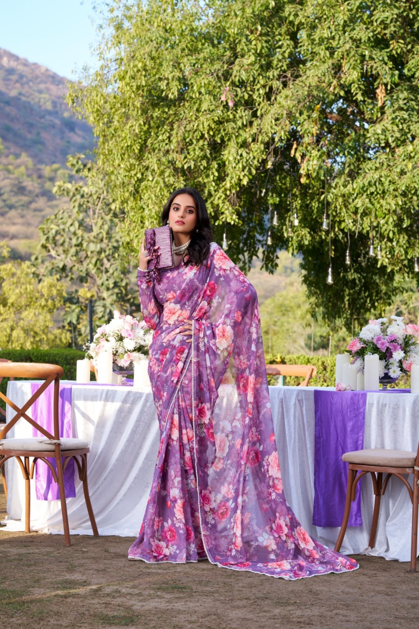 Pearl Elegance Saree Ethnic Wear Collection By Acriine