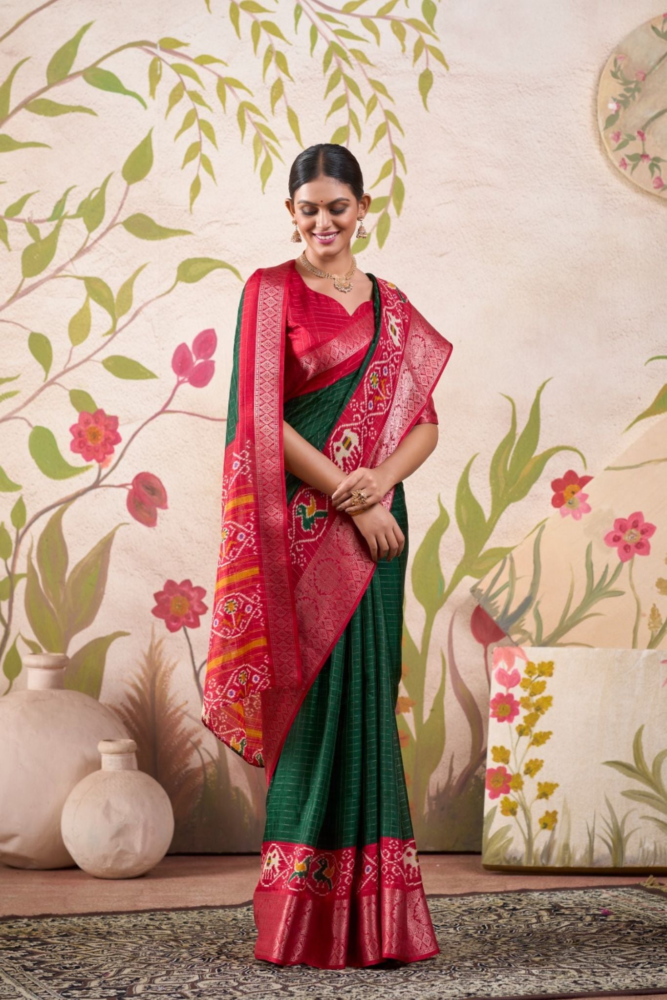 Patola Printed Weaving Work Saree