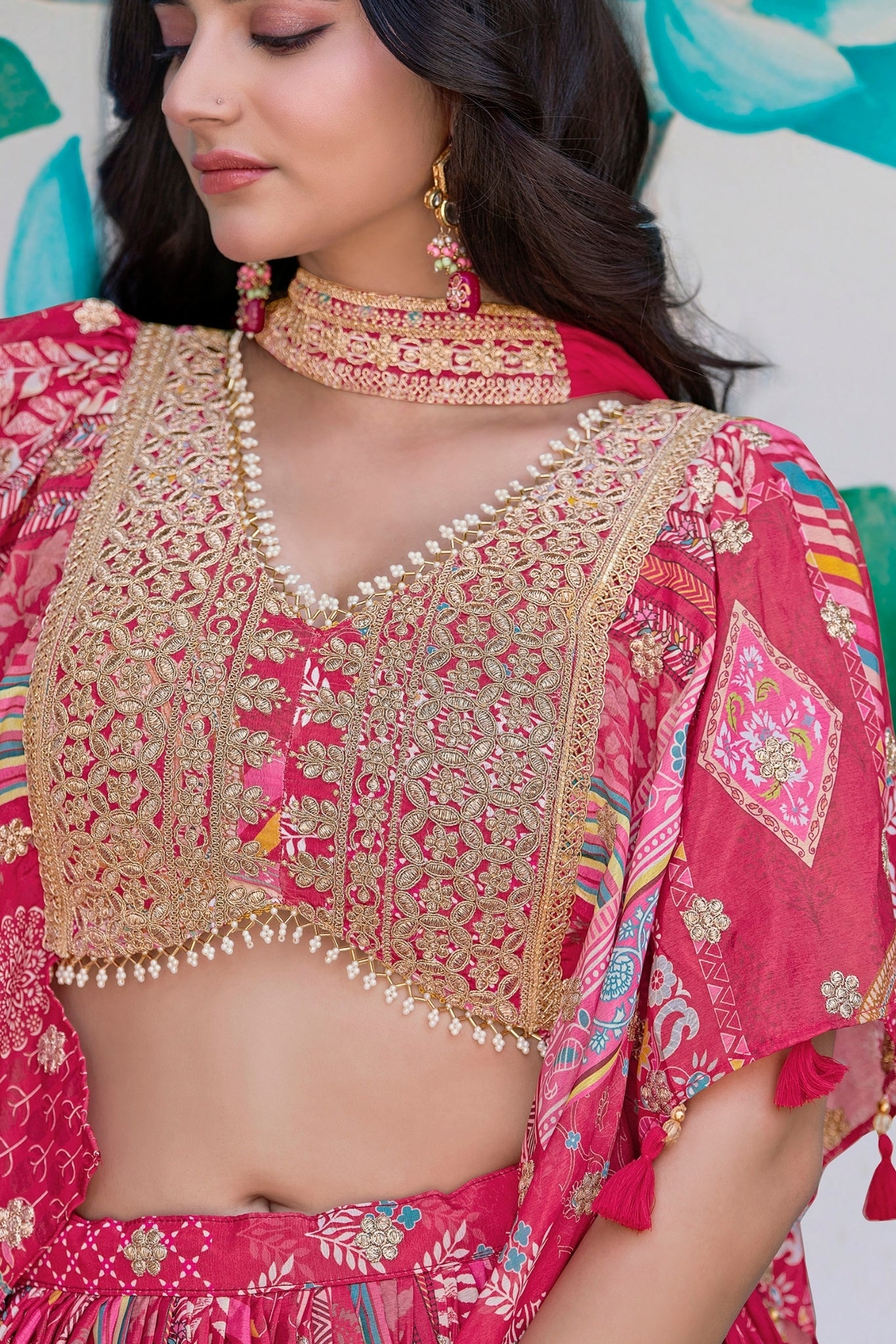 Ethereal Elegance Designer Wedding Lehenga Choli Set
