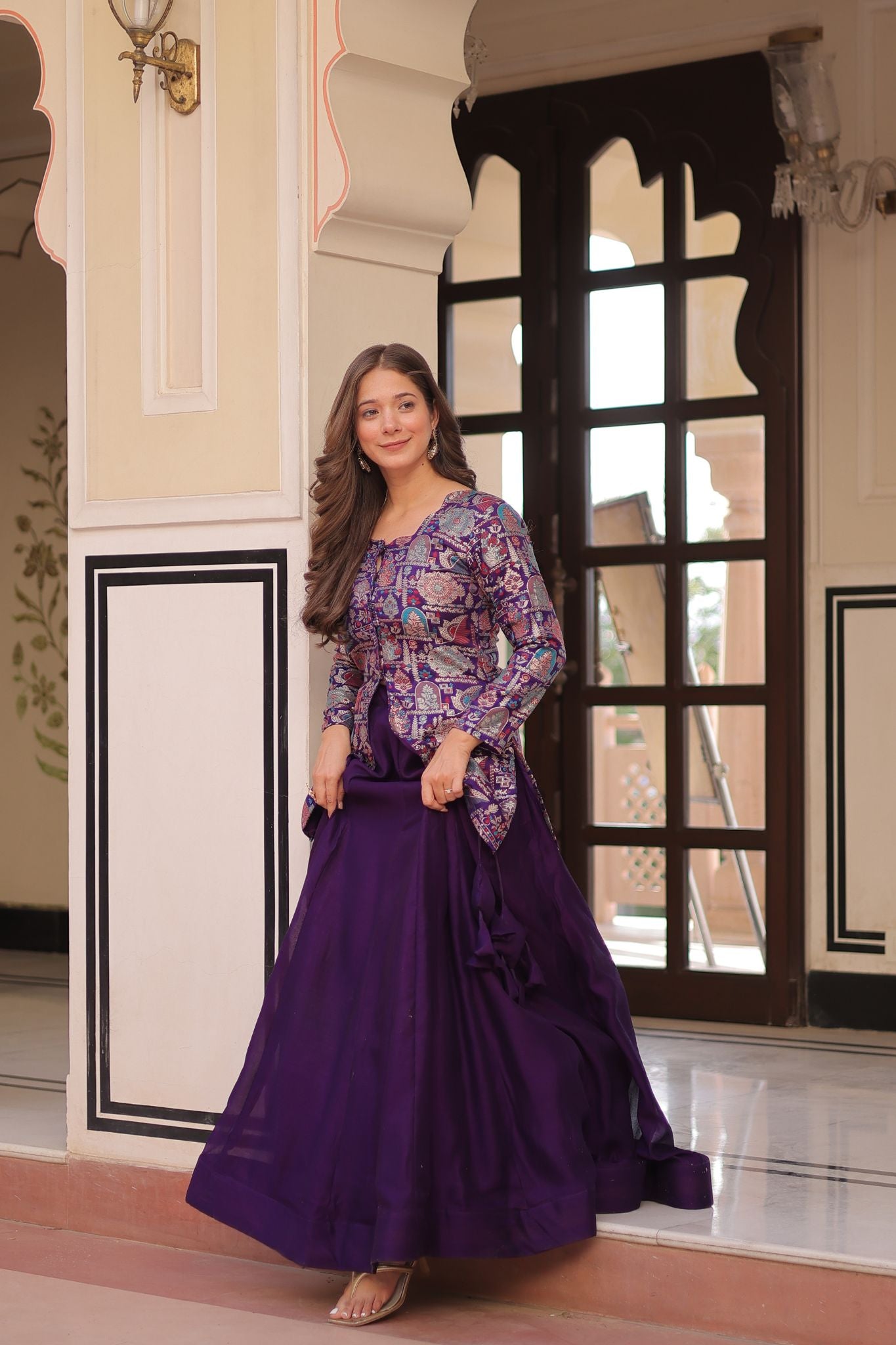 Pure Simmer Festive Jacquard Designer Readymade Lehenga Choli