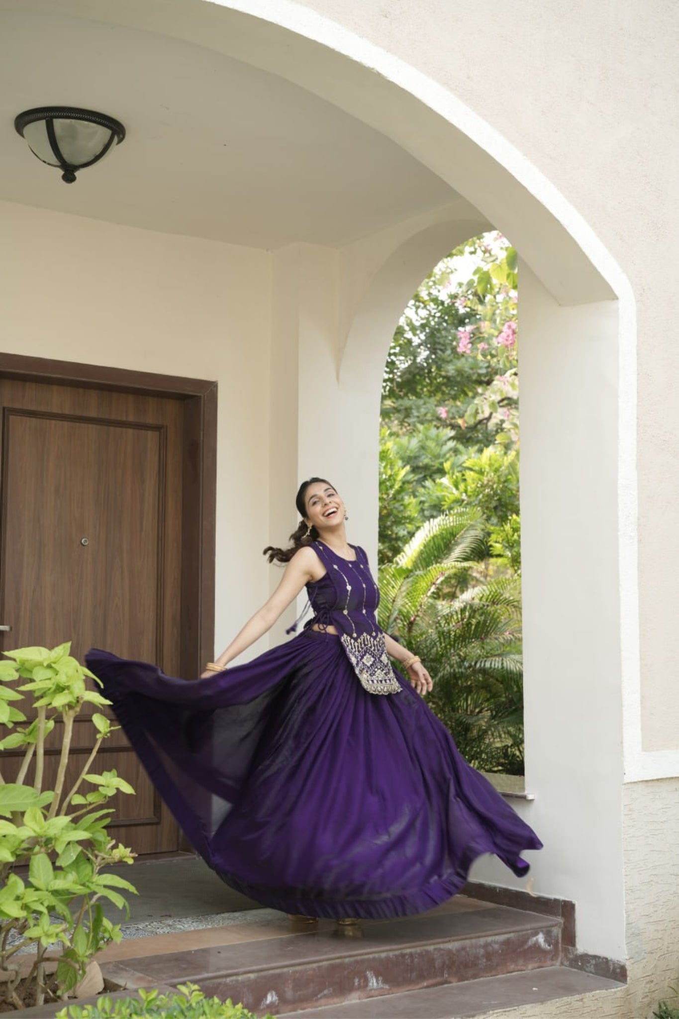 Luxury Fancy Koti Style Lehenga Choli With Heavy Beads Embroidery For Wedding And Festive Wear