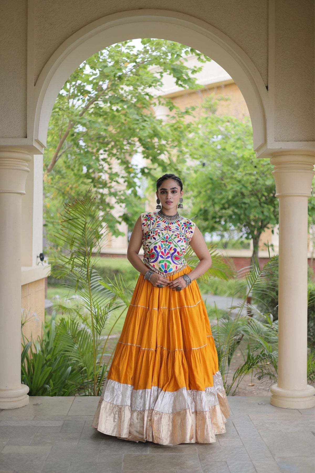 Raasrang Navratri Special Designer Rayon Lehenga Choli