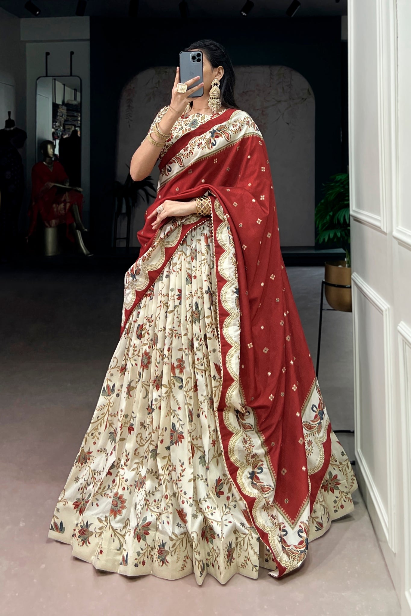 Premium Tasar Silk Lehenga Choli For Women