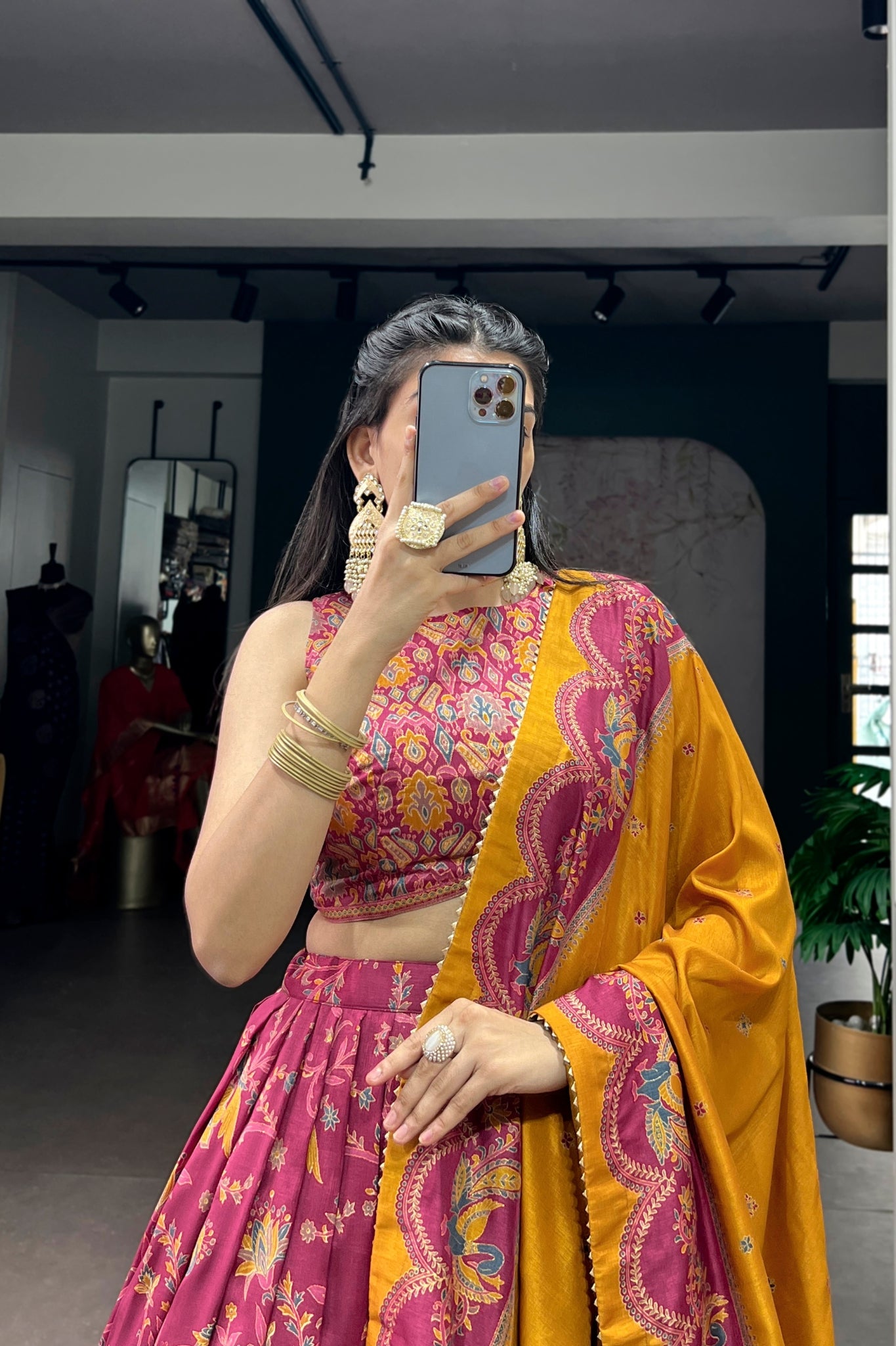 Premium Tasar Silk Lehenga Choli For Women