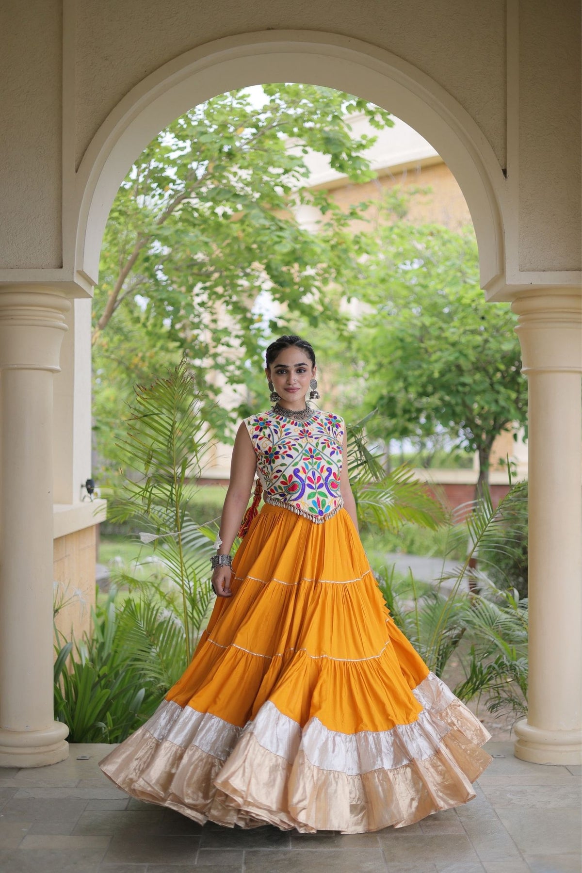 Raasrang Navratri Special Designer Rayon Lehenga Choli