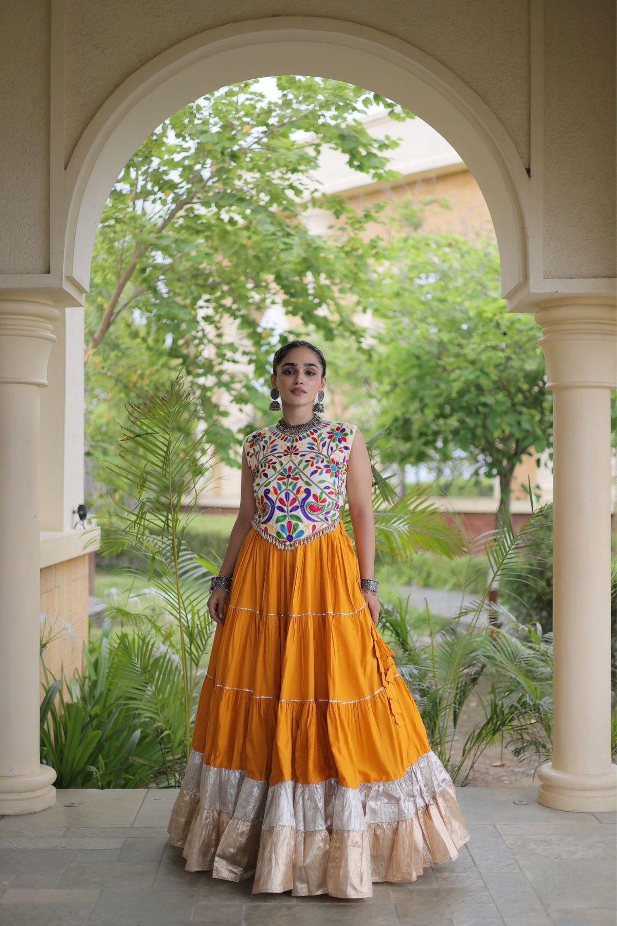 Raasrang Navratri Special Designer Rayon Lehenga Choli