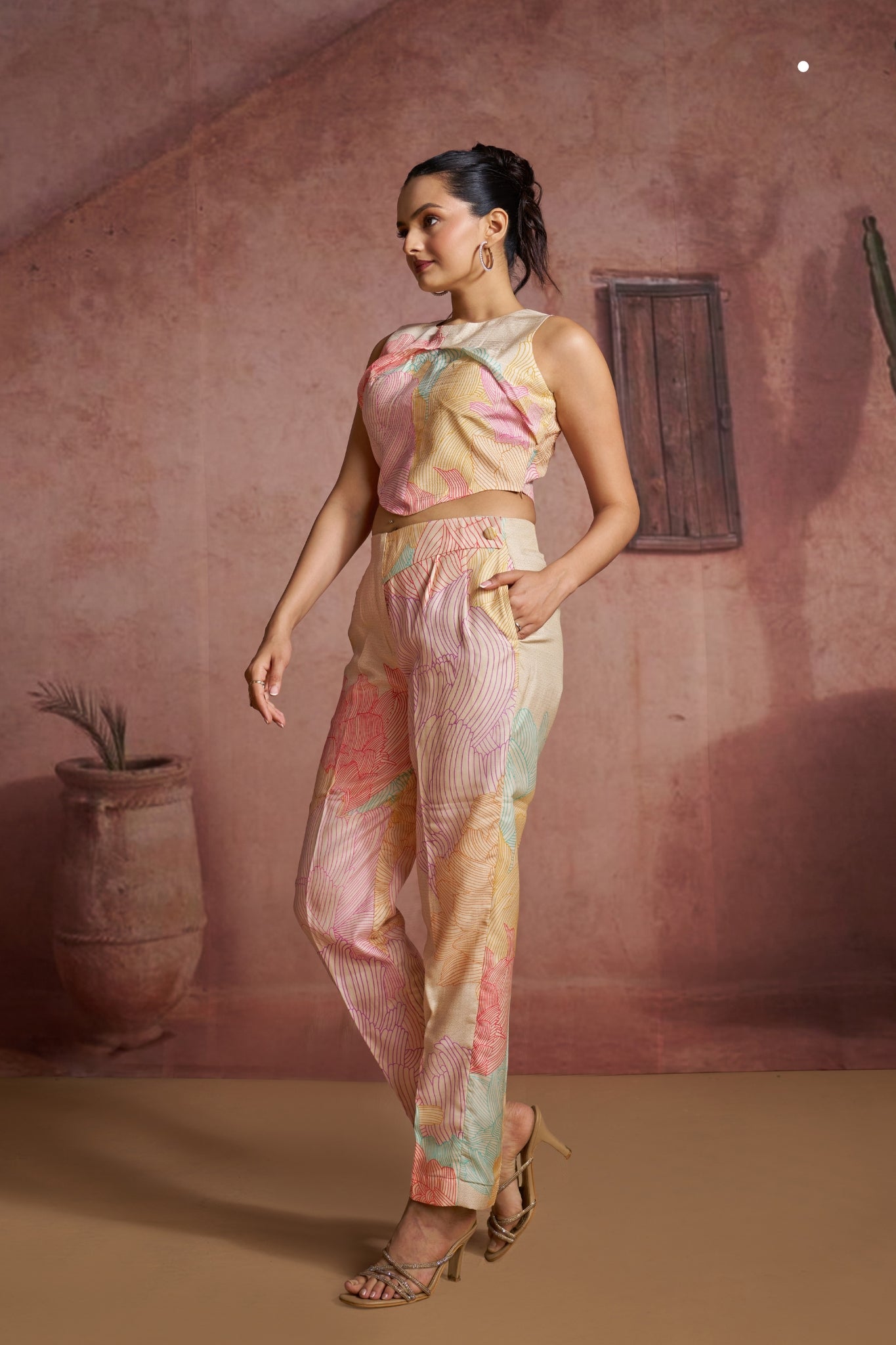 Classic Pure Muslin Silk Co-Ord Set