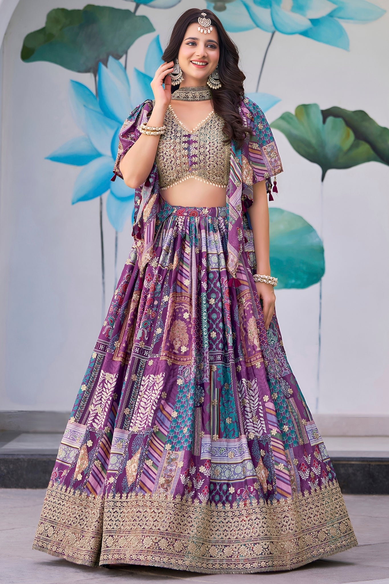 Ethereal Elegance Designer Wedding Lehenga Choli Set