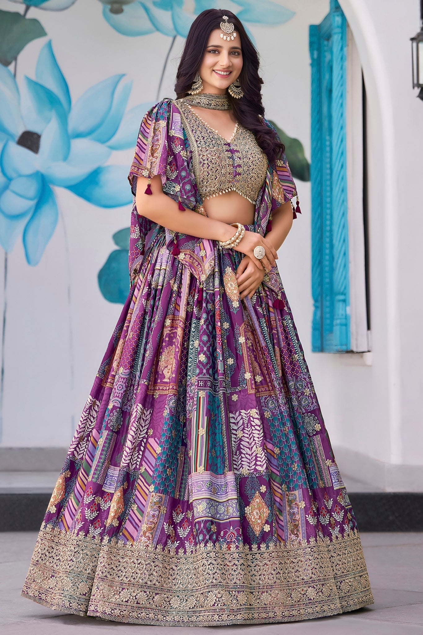 Ethereal Elegance Designer Wedding Lehenga Choli Set