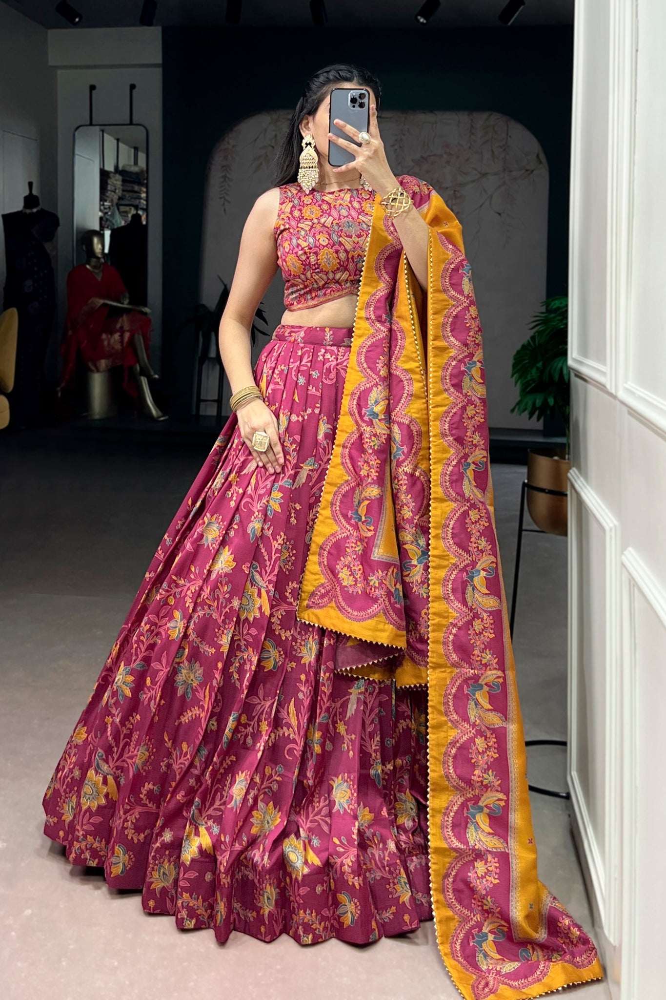 Premium Tasar Silk Lehenga Choli For Women