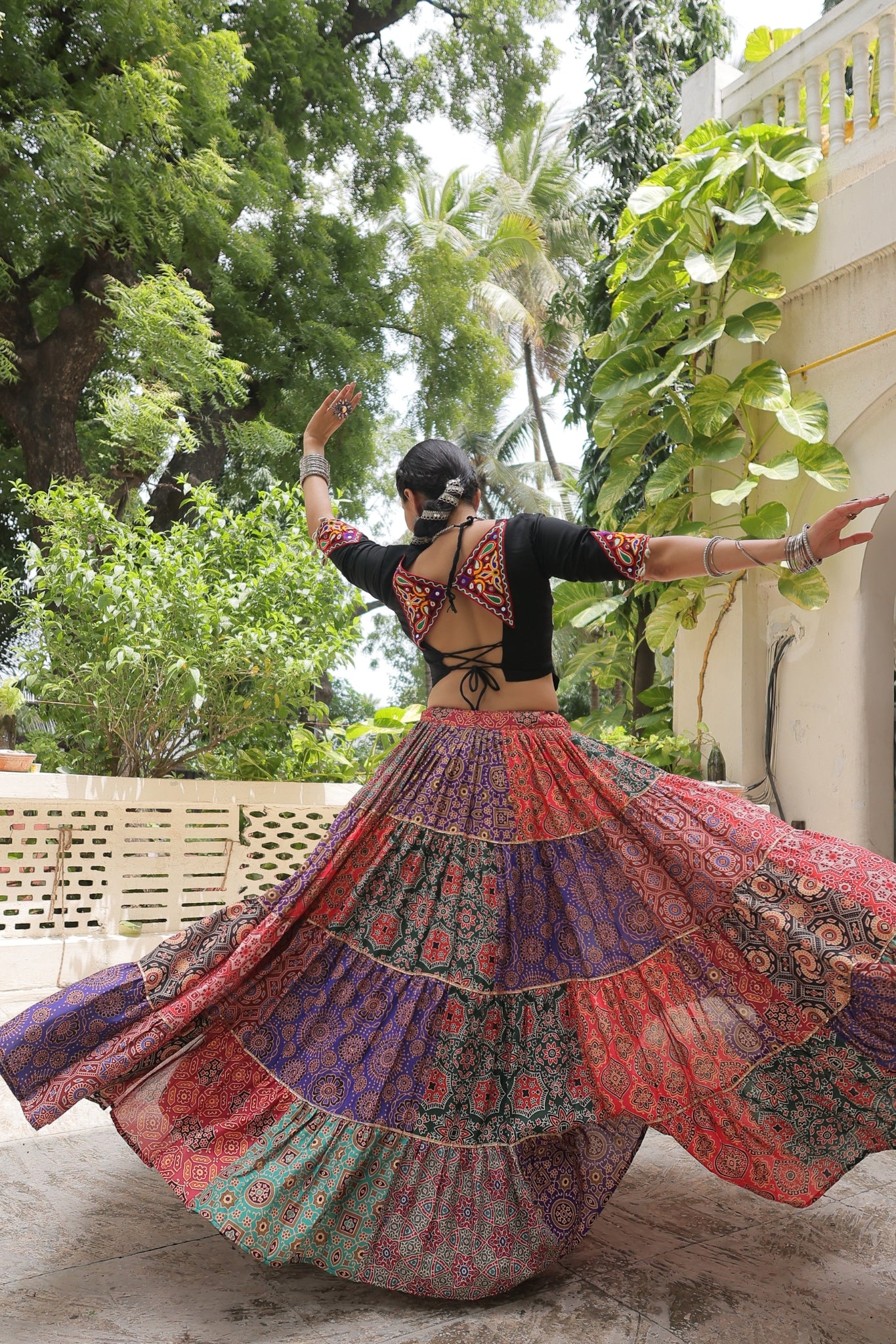 Beautiful Cotton Printed Elegant Navratri Lehenga Choli