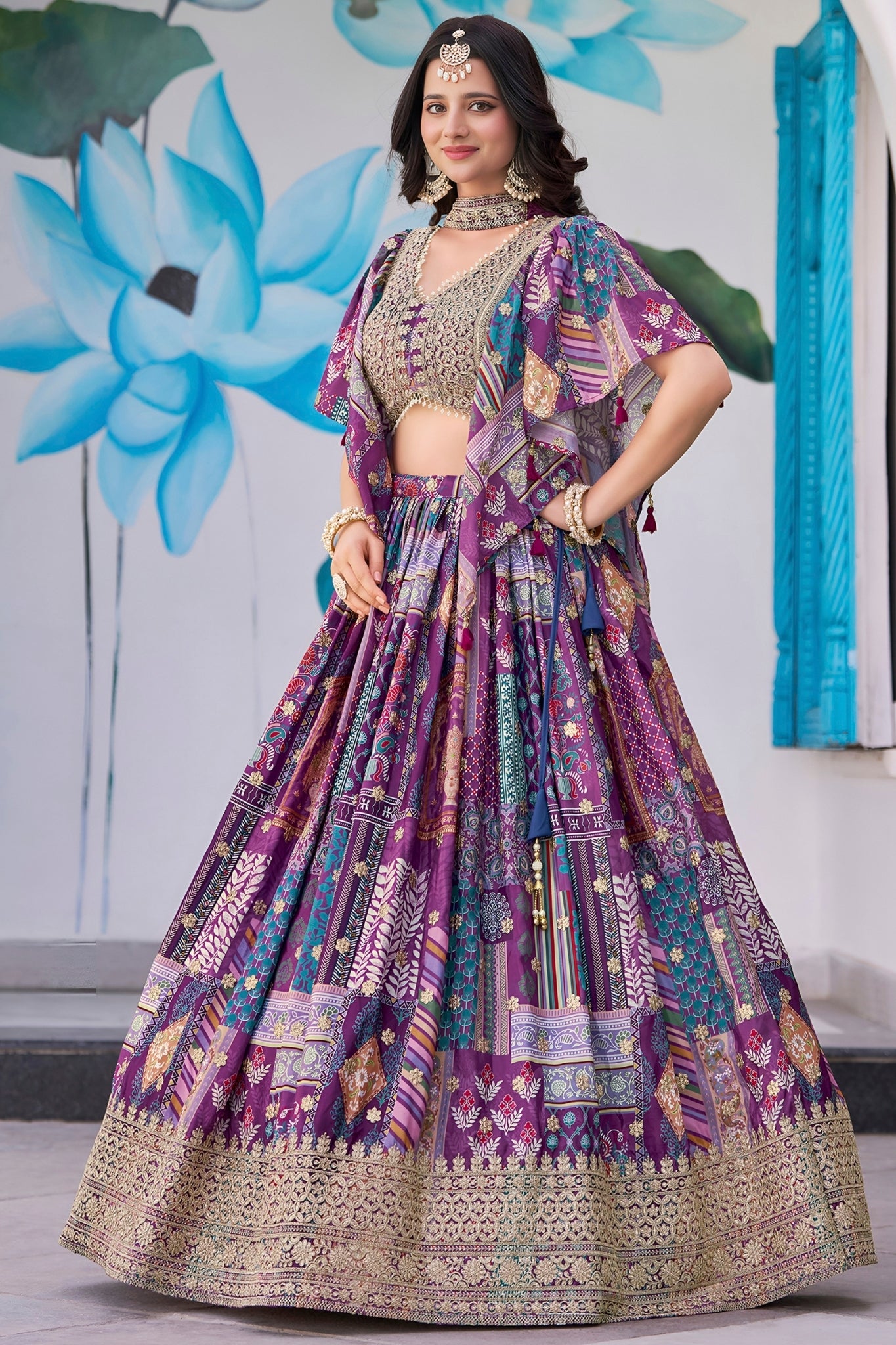 Ethereal Elegance Designer Wedding Lehenga Choli Set