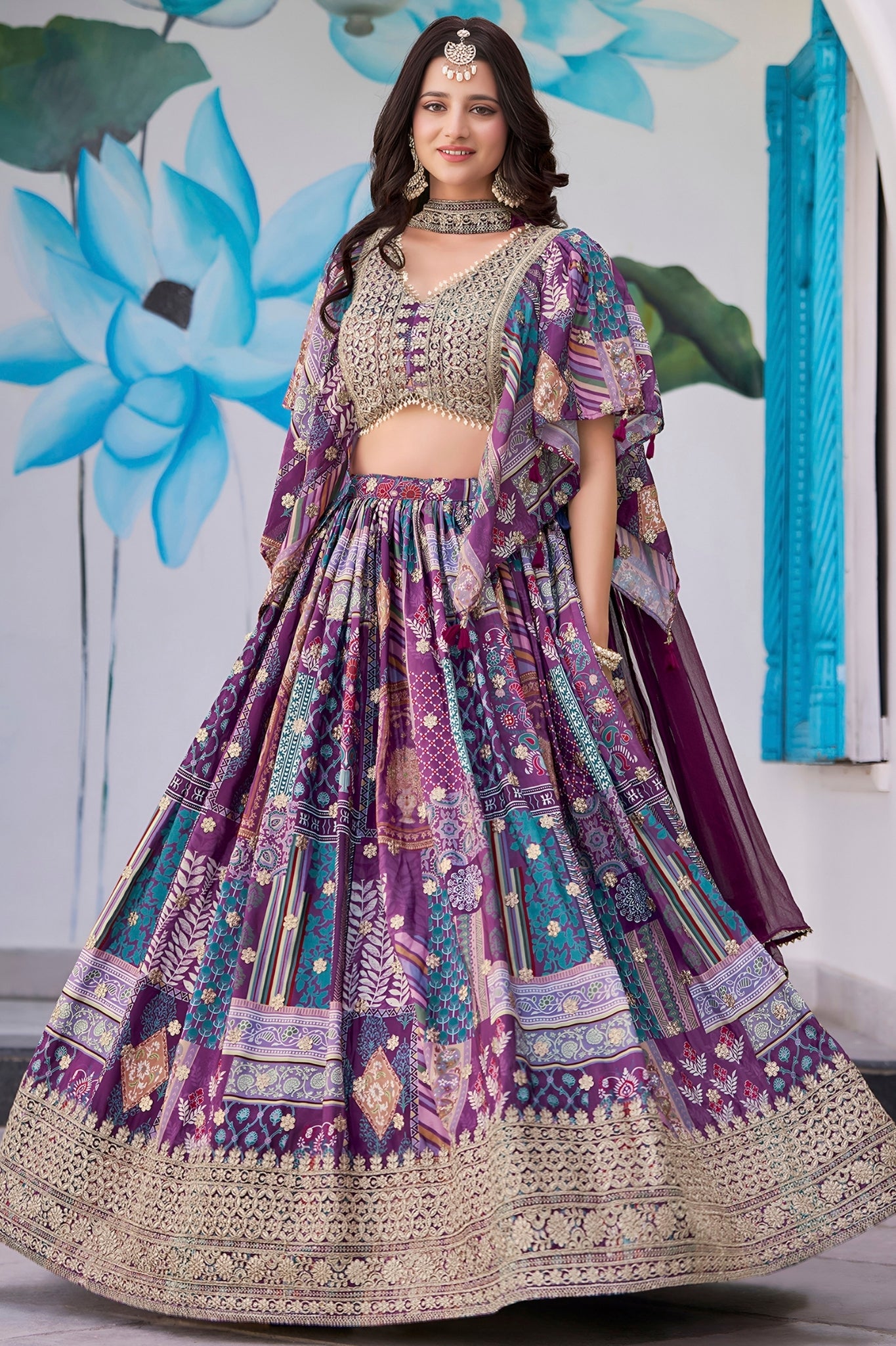 Ethereal Elegance Designer Wedding Lehenga Choli Set