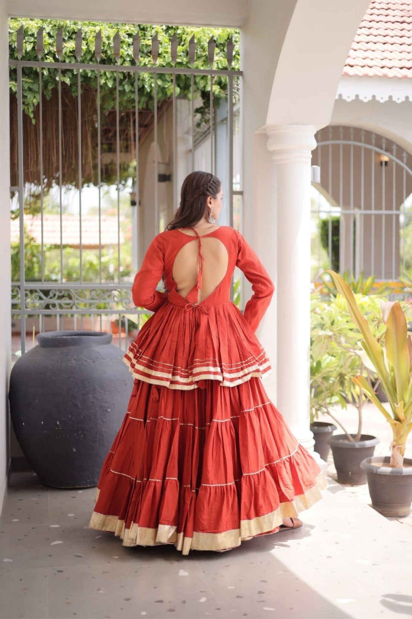 Raasrang Traditional Navratri Special Beautiful Cotton Lehenga Choli