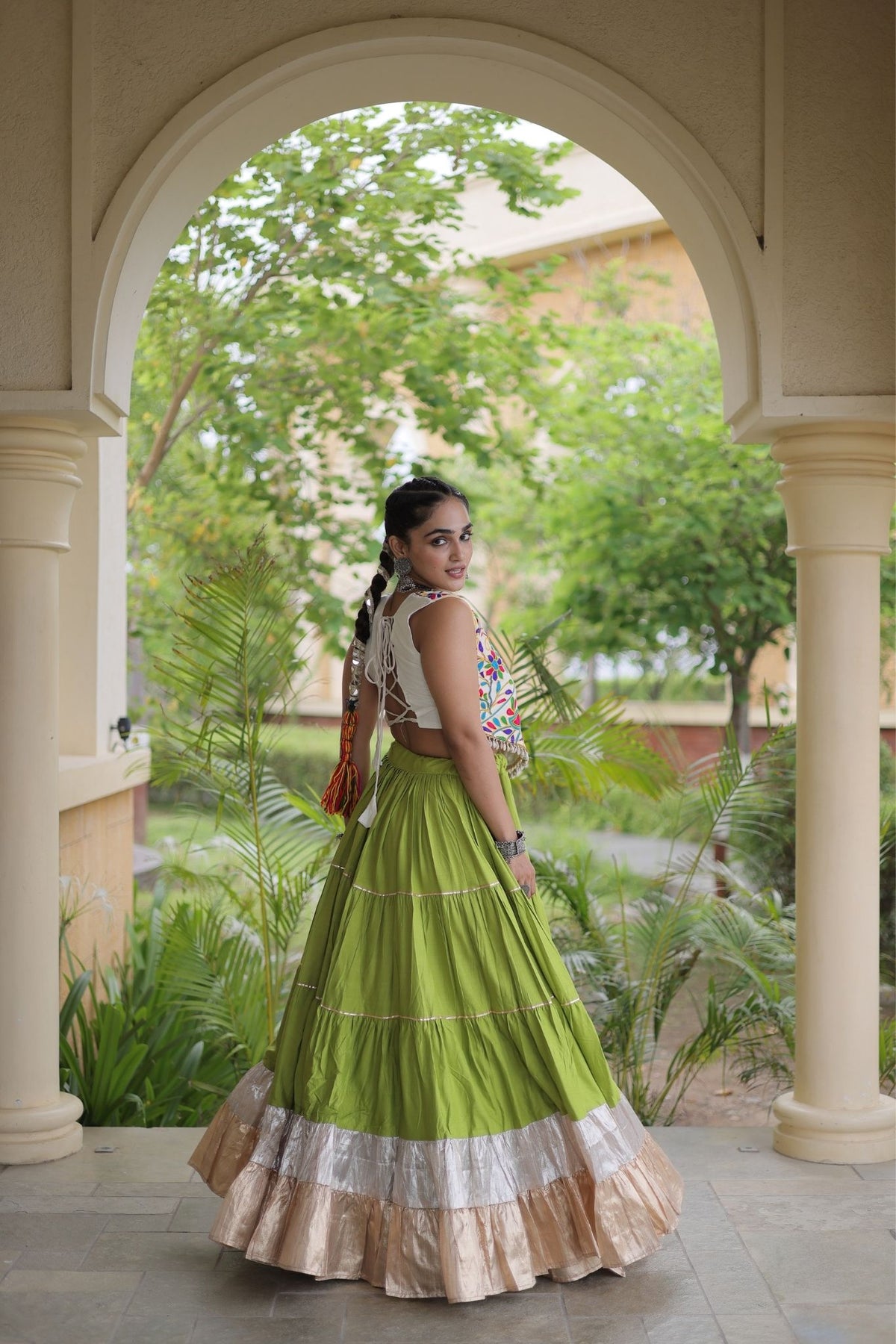Raasrang Navratri Special Designer Rayon Lehenga Choli