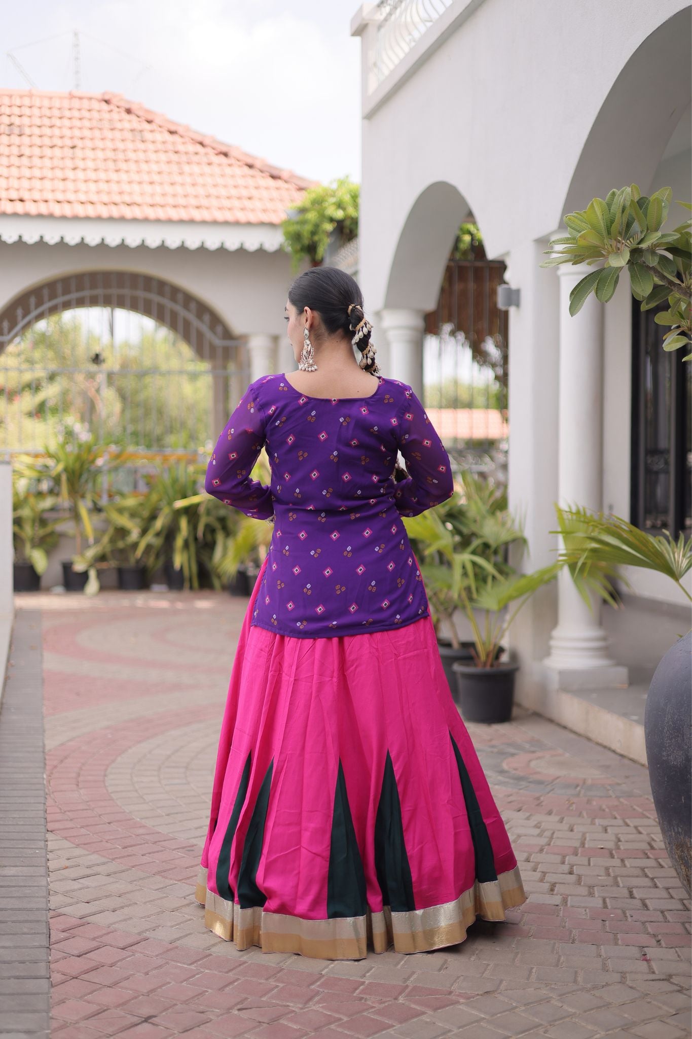 Raasrang Special Navratri Designer Lehenga Choli With Bandhani Printed Jacket For Women