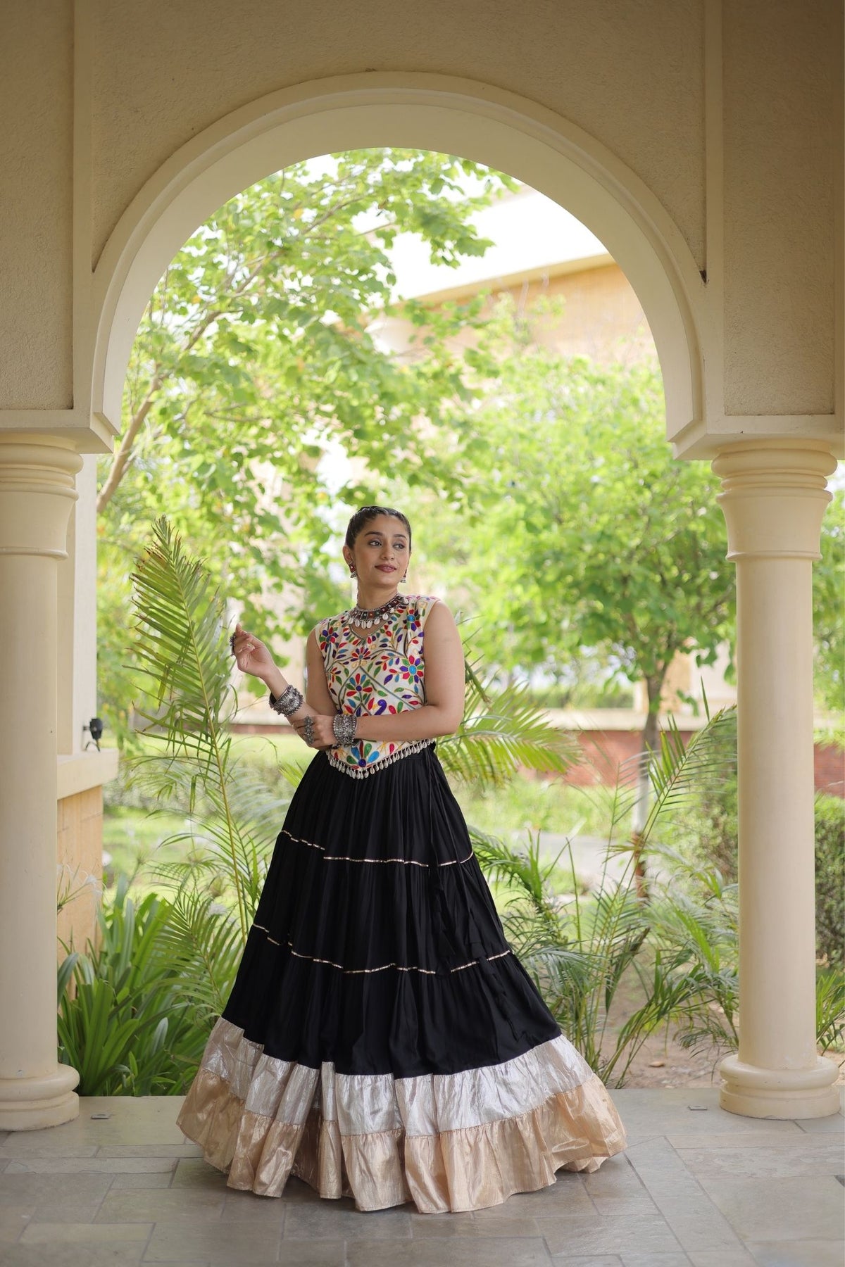 Raasrang Navratri Special Designer Rayon Lehenga Choli