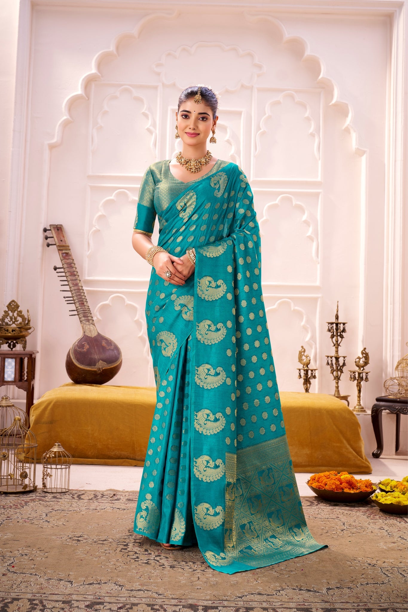 Premium Designer Traditional Saree For Elegant Occasions