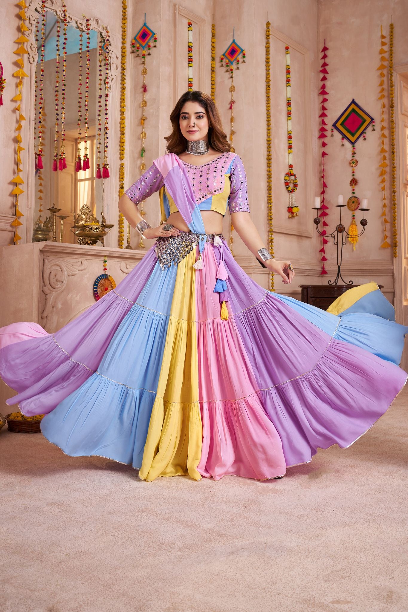 Tradition Designer Classic Colorful Navratri Lehenga Choli
