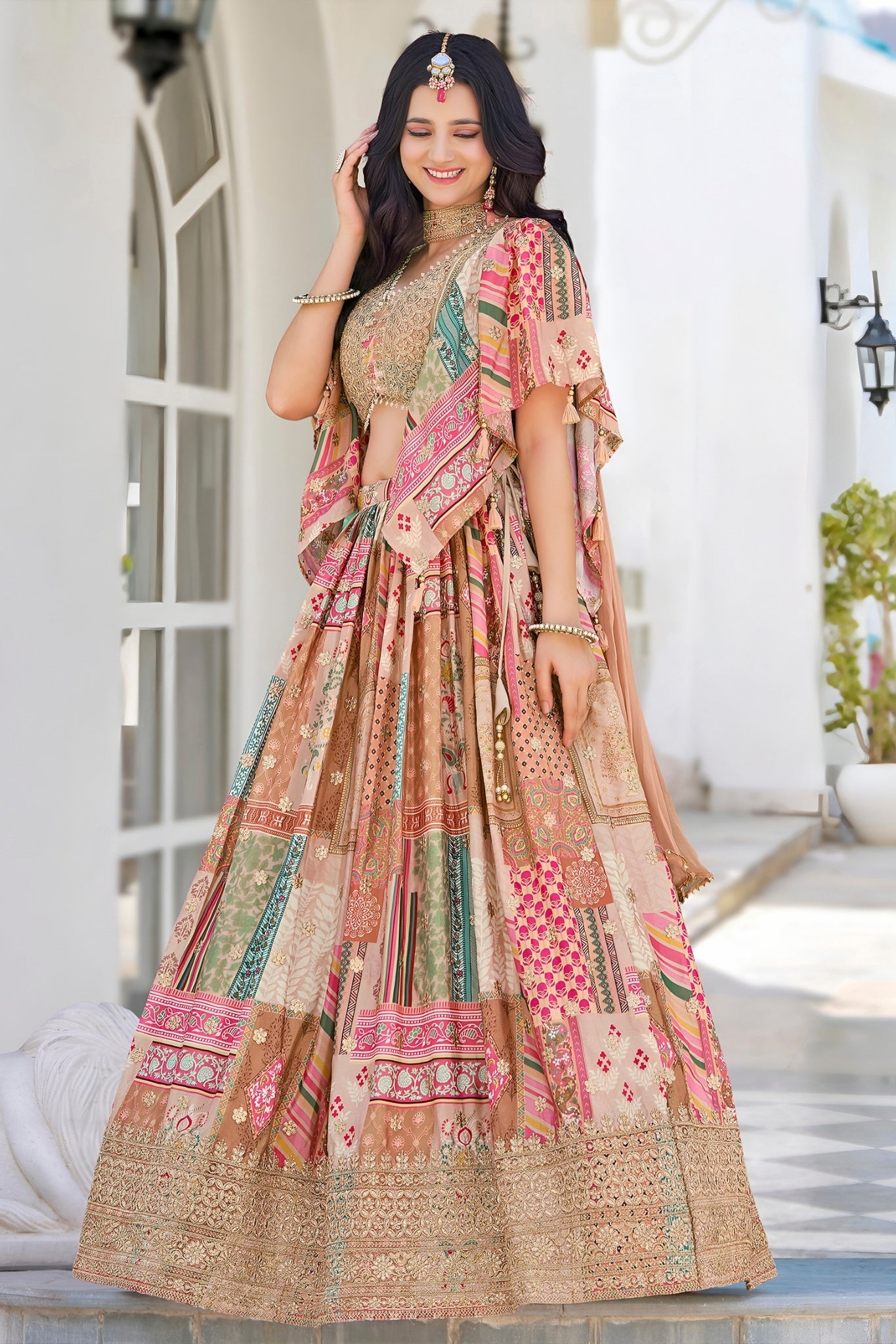 Ethereal Elegance Designer Wedding Lehenga Choli Set