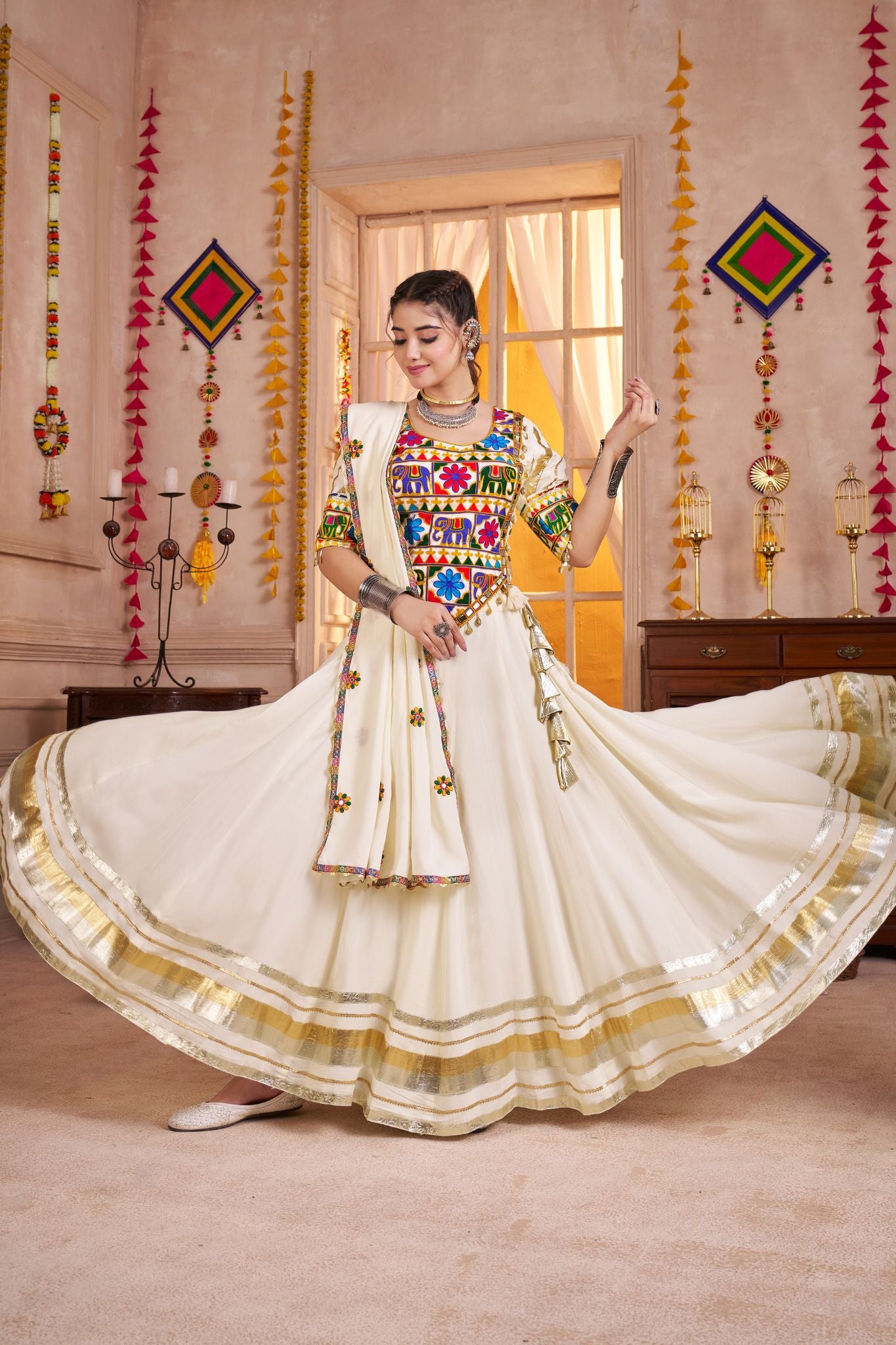 Traditional Elegance Navratri Designer Lehenga Choli