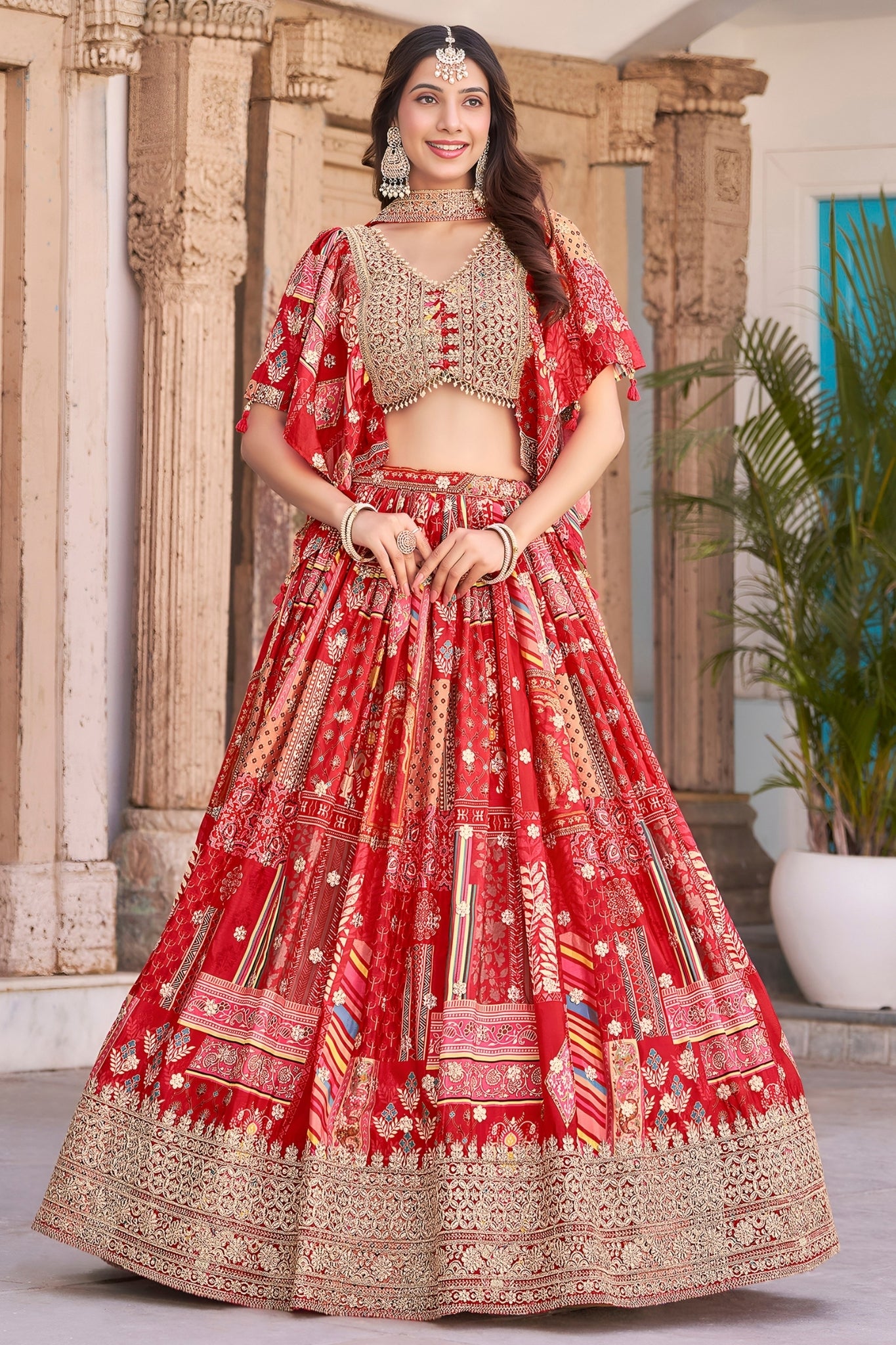 Ethereal Elegance Designer Wedding Lehenga Choli Set