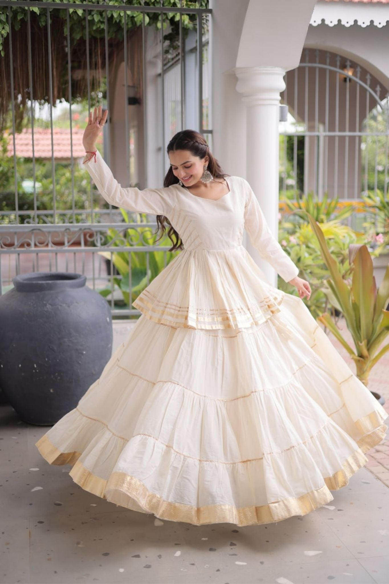 Raasrang Traditional Navratri Special Beautiful Cotton Lehenga Choli