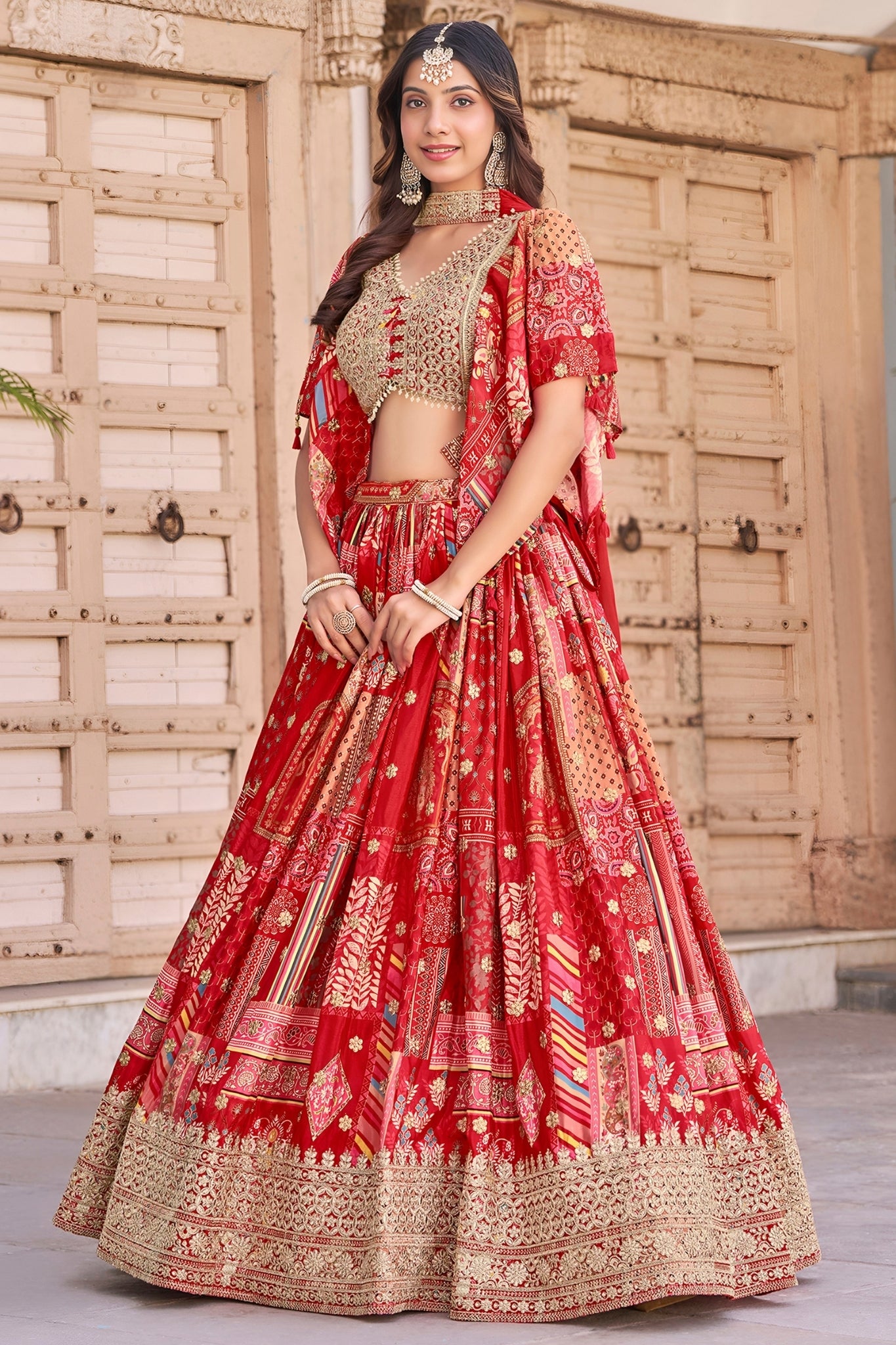 Ethereal Elegance Designer Wedding Lehenga Choli Set