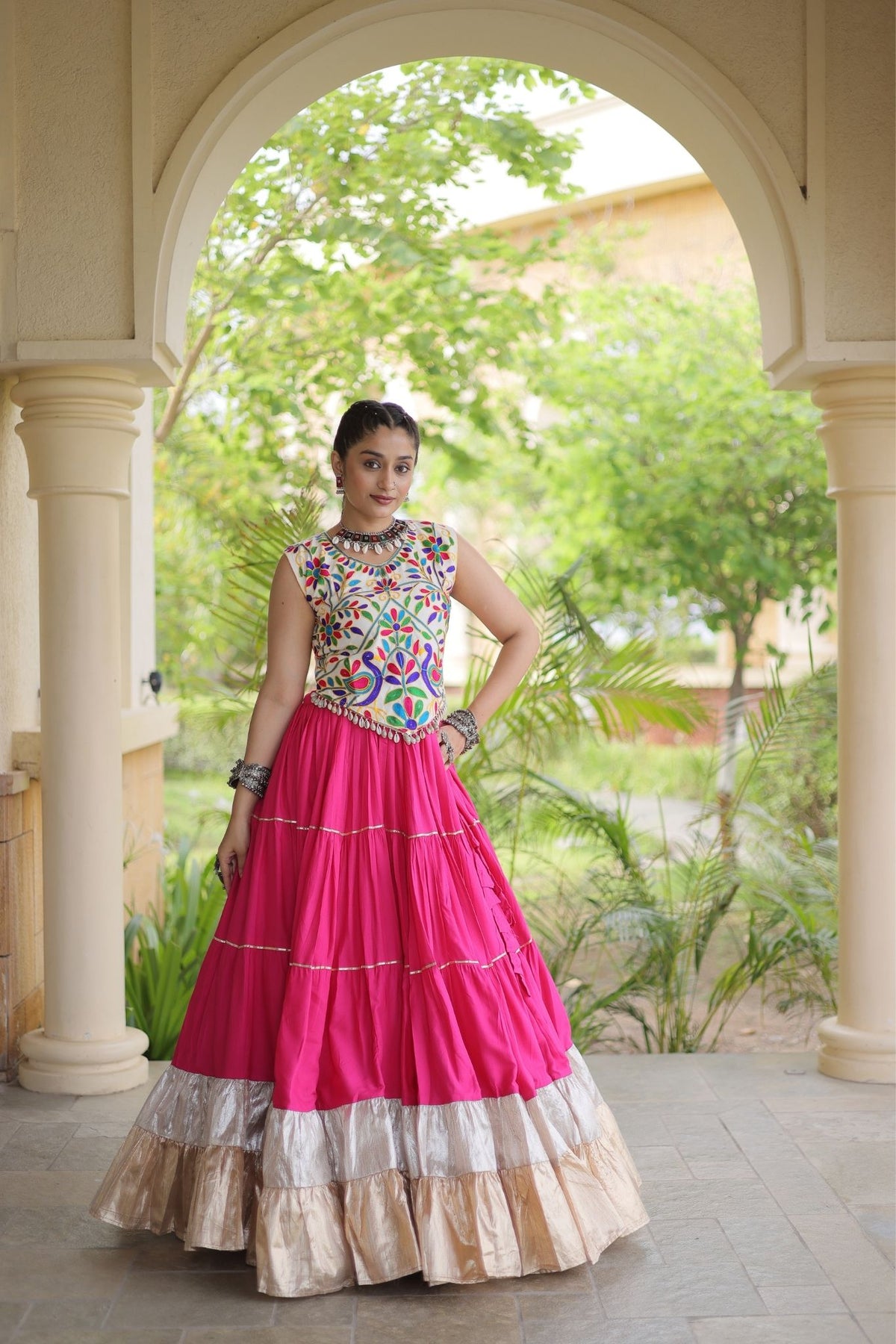 Raasrang Navratri Special Designer Rayon Lehenga Choli