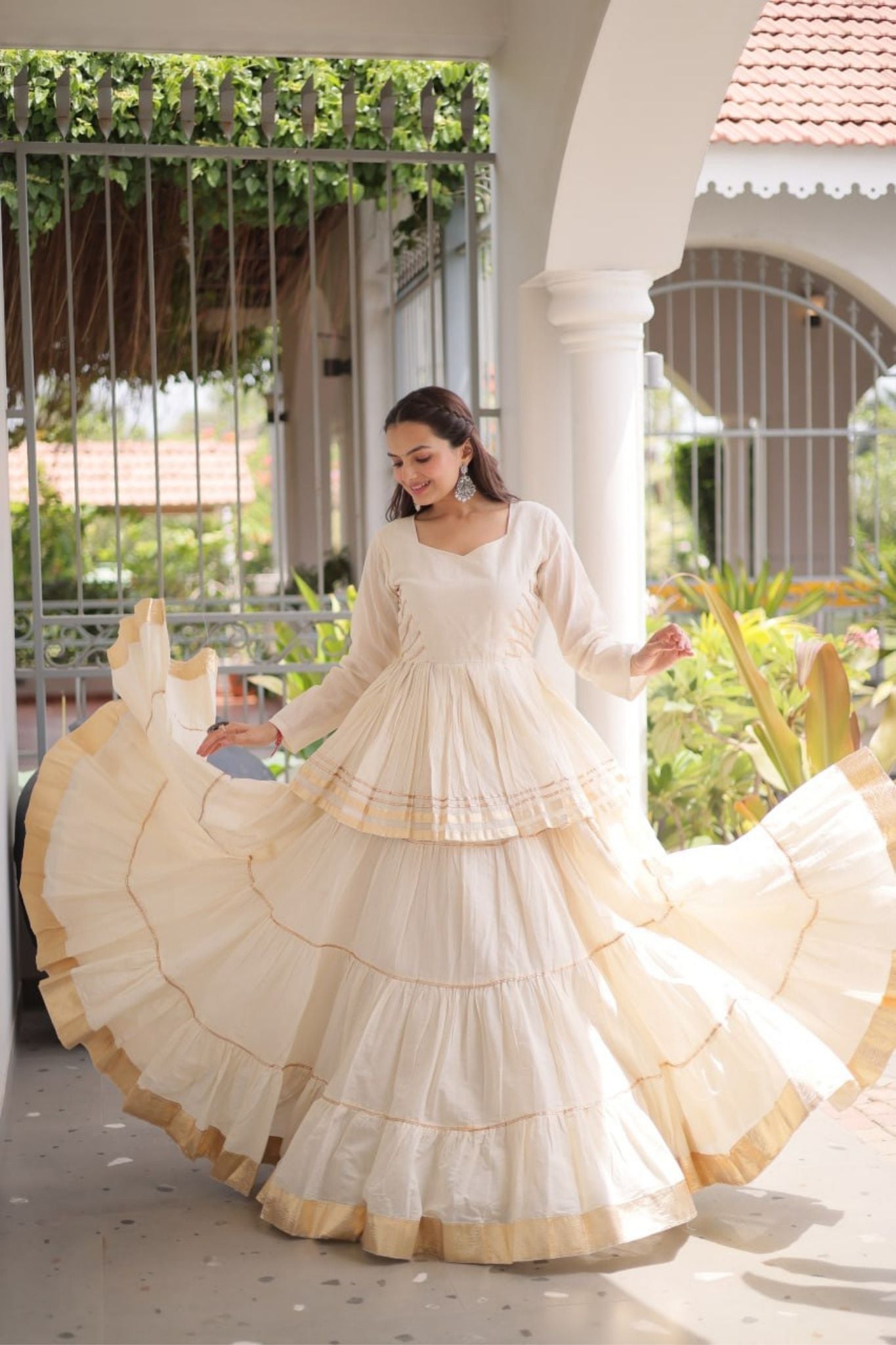 Raasrang Traditional Navratri Special Beautiful Cotton Lehenga Choli