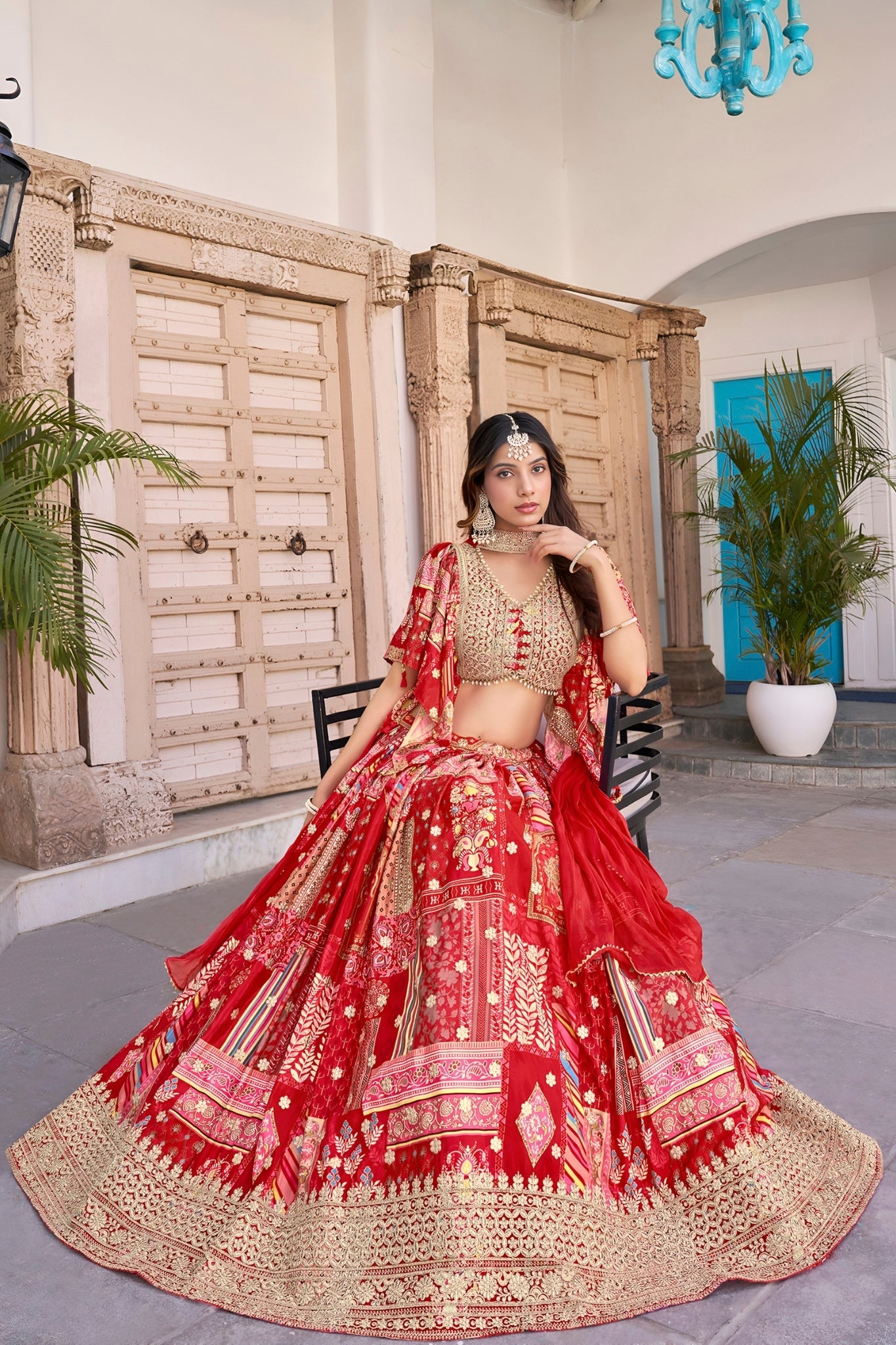 Ethereal Elegance Designer Wedding Lehenga Choli Set