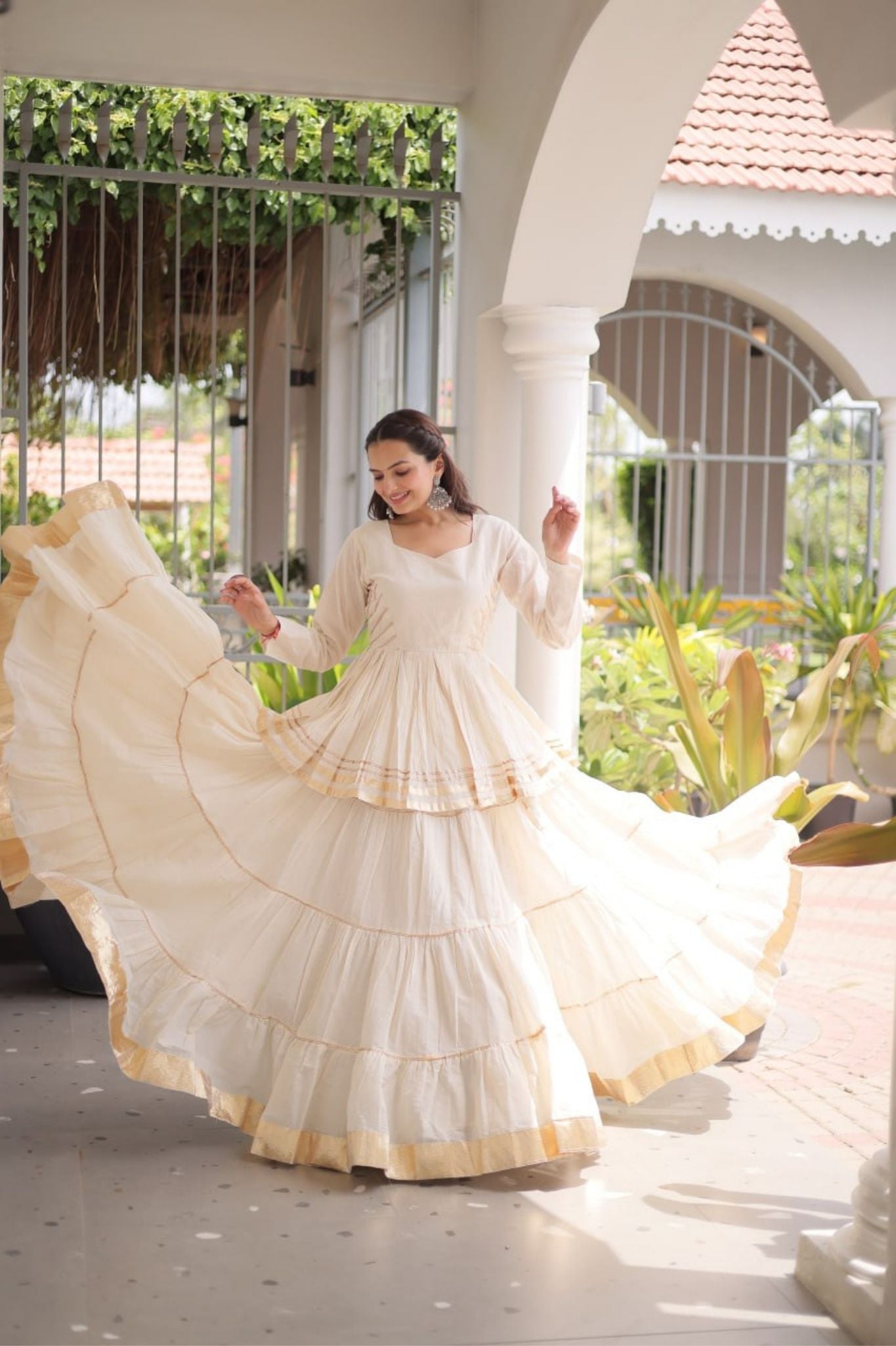Raasrang Traditional Navratri Special Beautiful Cotton Lehenga Choli