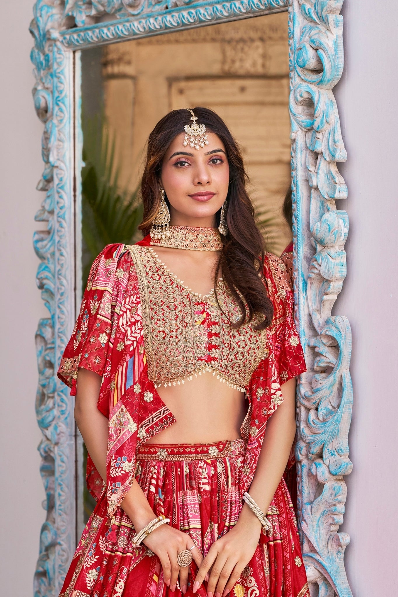 Ethereal Elegance Designer Wedding Lehenga Choli Set