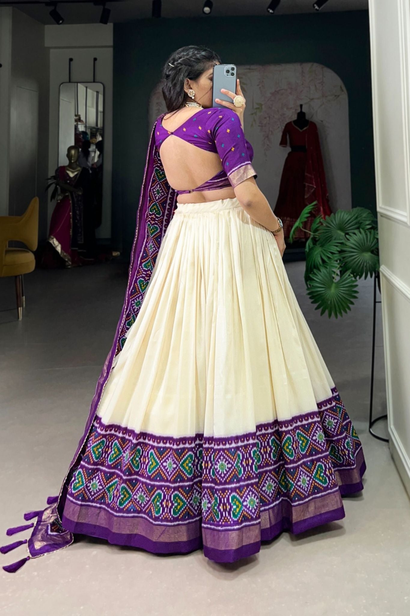 Wedding Grace Patola Printed New Lehenga Choli Set