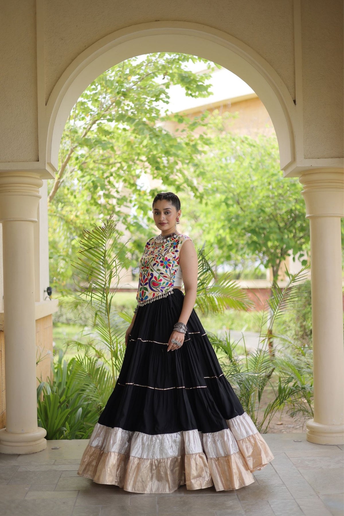 Raasrang Navratri Special Designer Rayon Lehenga Choli